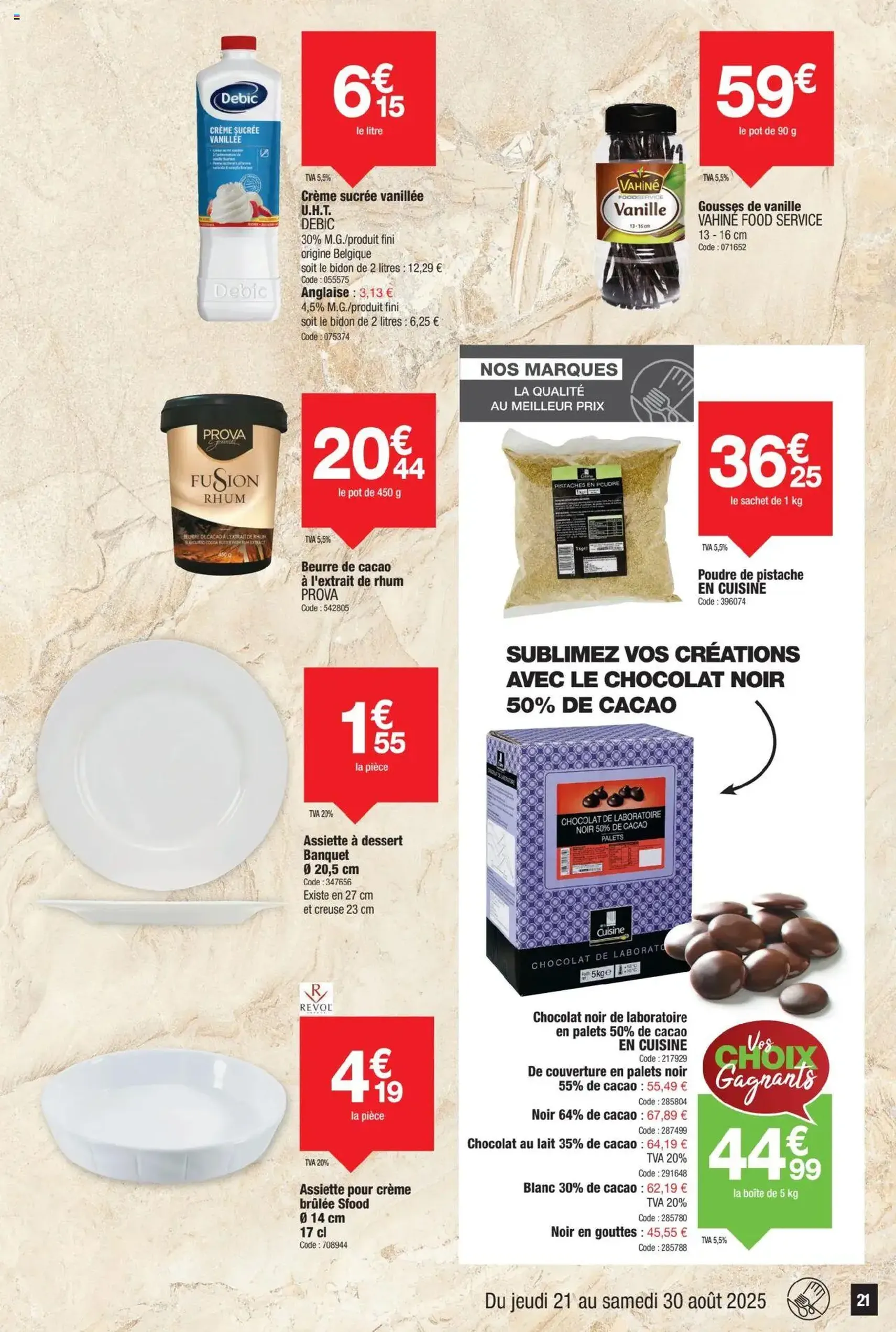 Promocash catalogue - brochure valable à partir du 21/08/2025, page 21 sur 24 Promocash catalogue - brochure valable à partir du 21/08/2025, page 21 sur 24