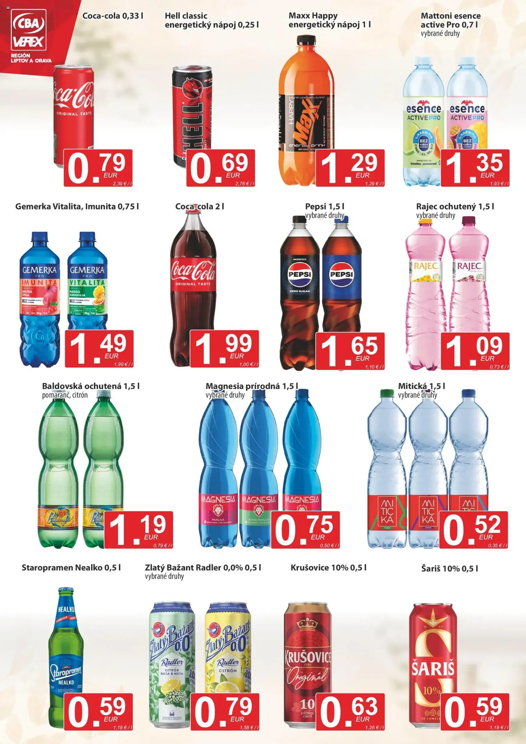 CBA Verex leták - platný leták od 20.08.2026 strana 10 z 12