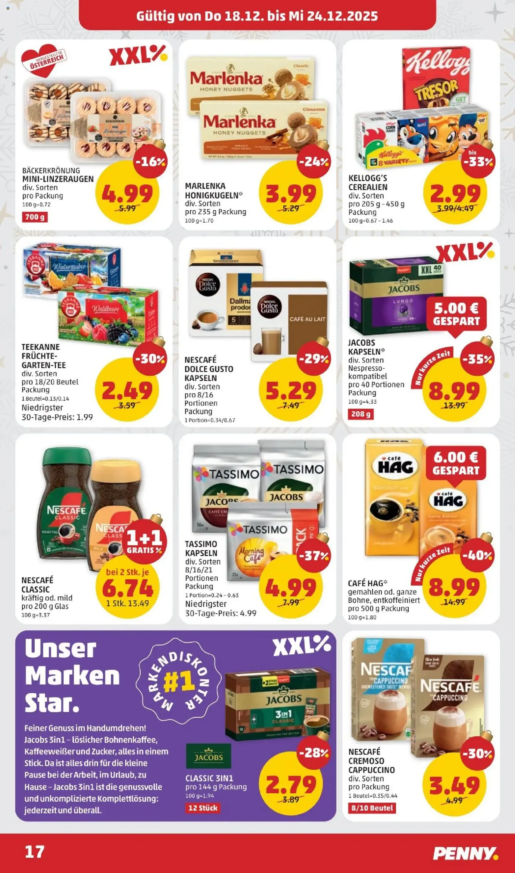 Penny Markt Flugblatt - Gültiger Prospekt ab 18.12.2025, Seite 17 von insgesamt 32