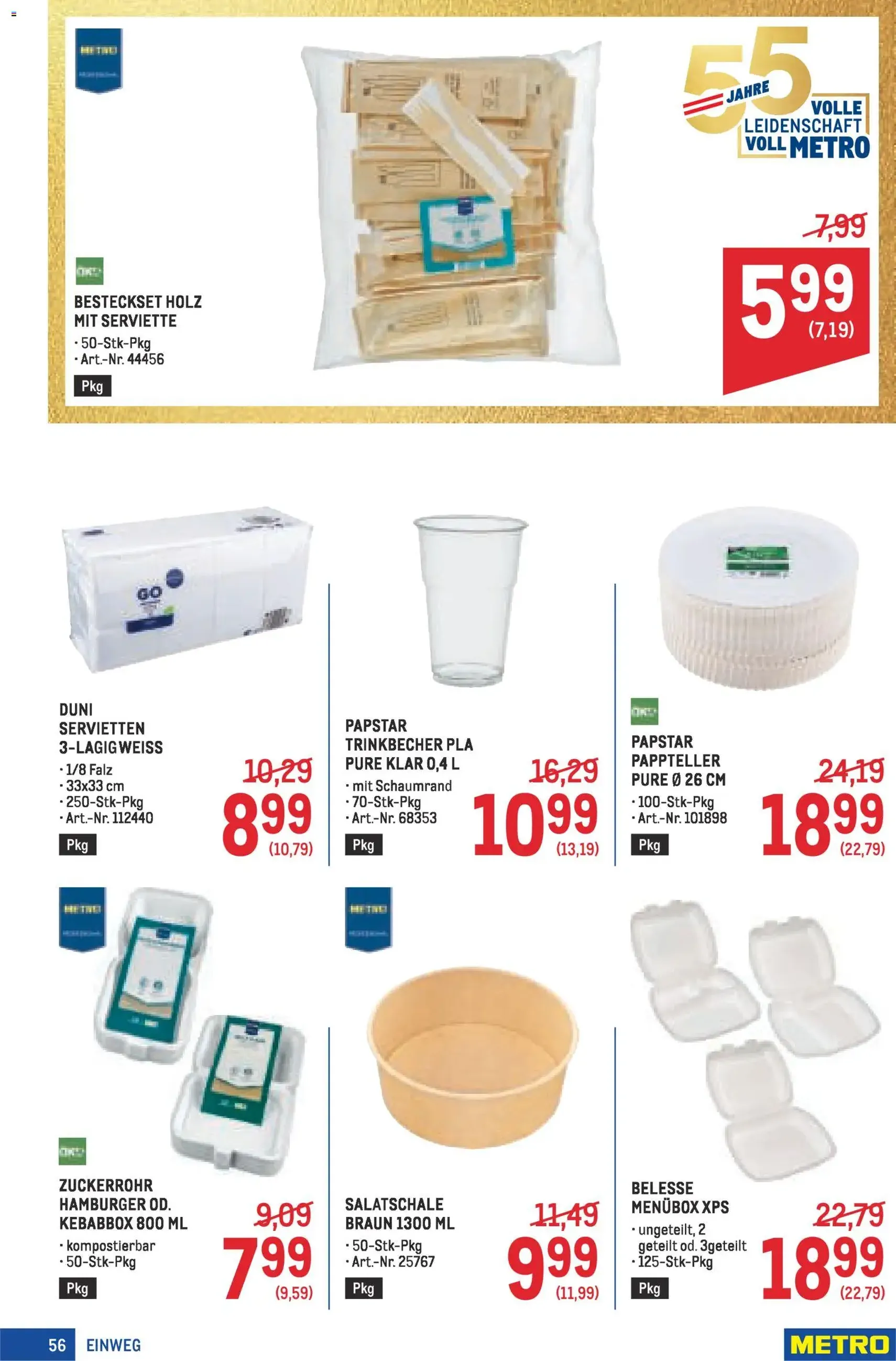 Metro angebote Profi - Gültiger Prospekt ab 16.04.2026, Seite 56 von insgesamt 64