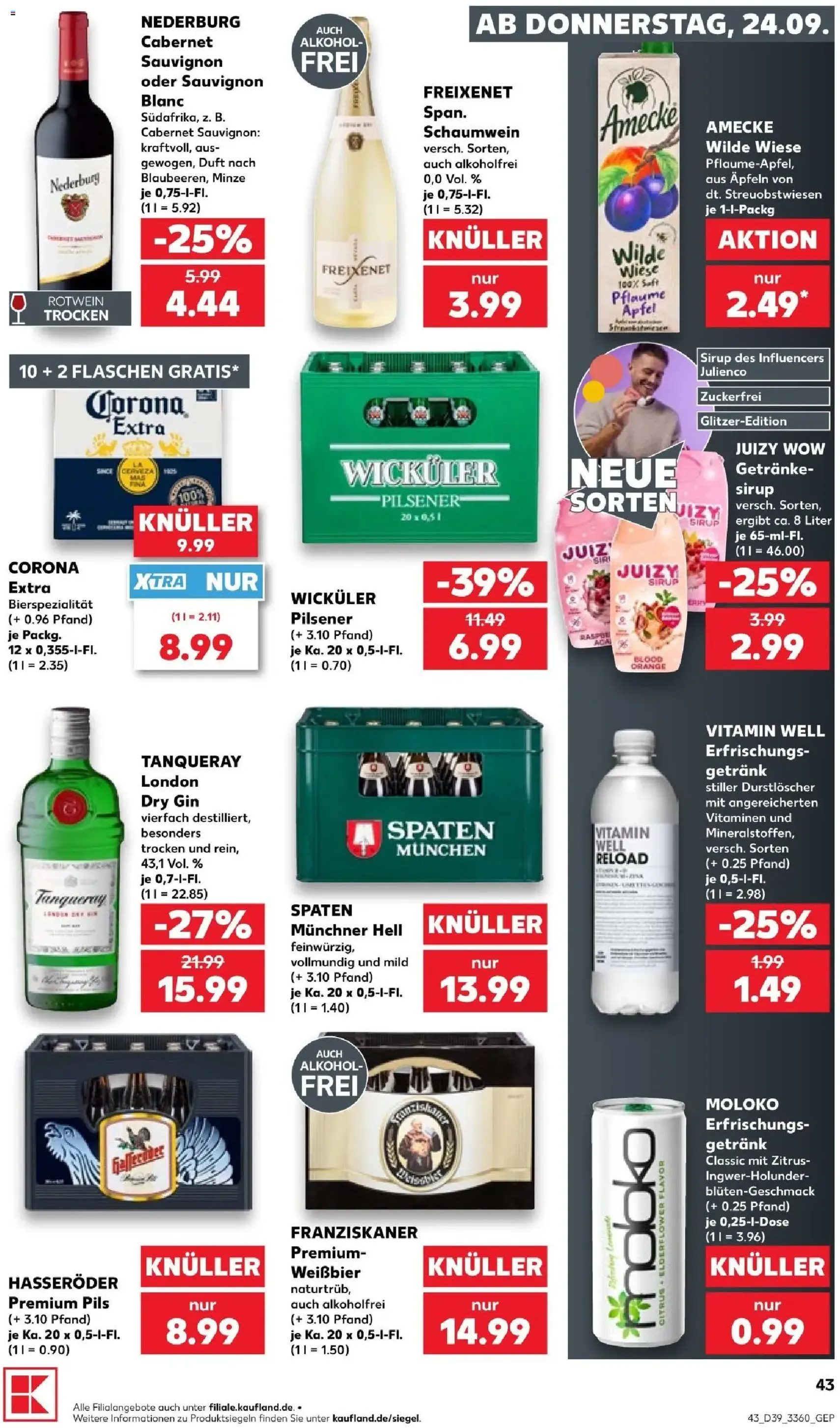 Kaufland Prospekt - Gültiger Prospekt ab 24.09.2026, Seite 43 von insgesamt 72