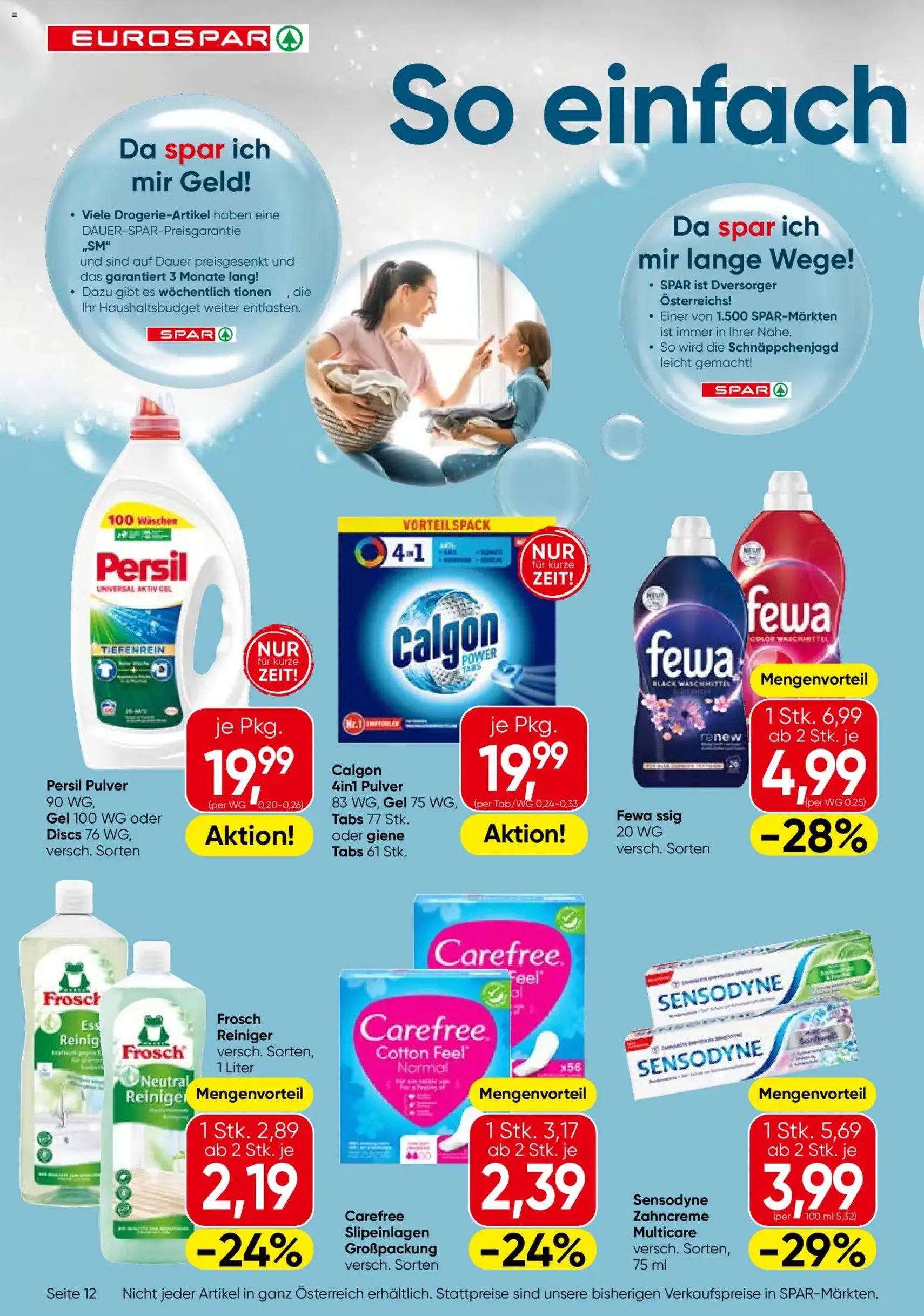 Eurospar Flugblatt - Gültiger Prospekt ab 30.07.2026, Seite 12 von insgesamt 16