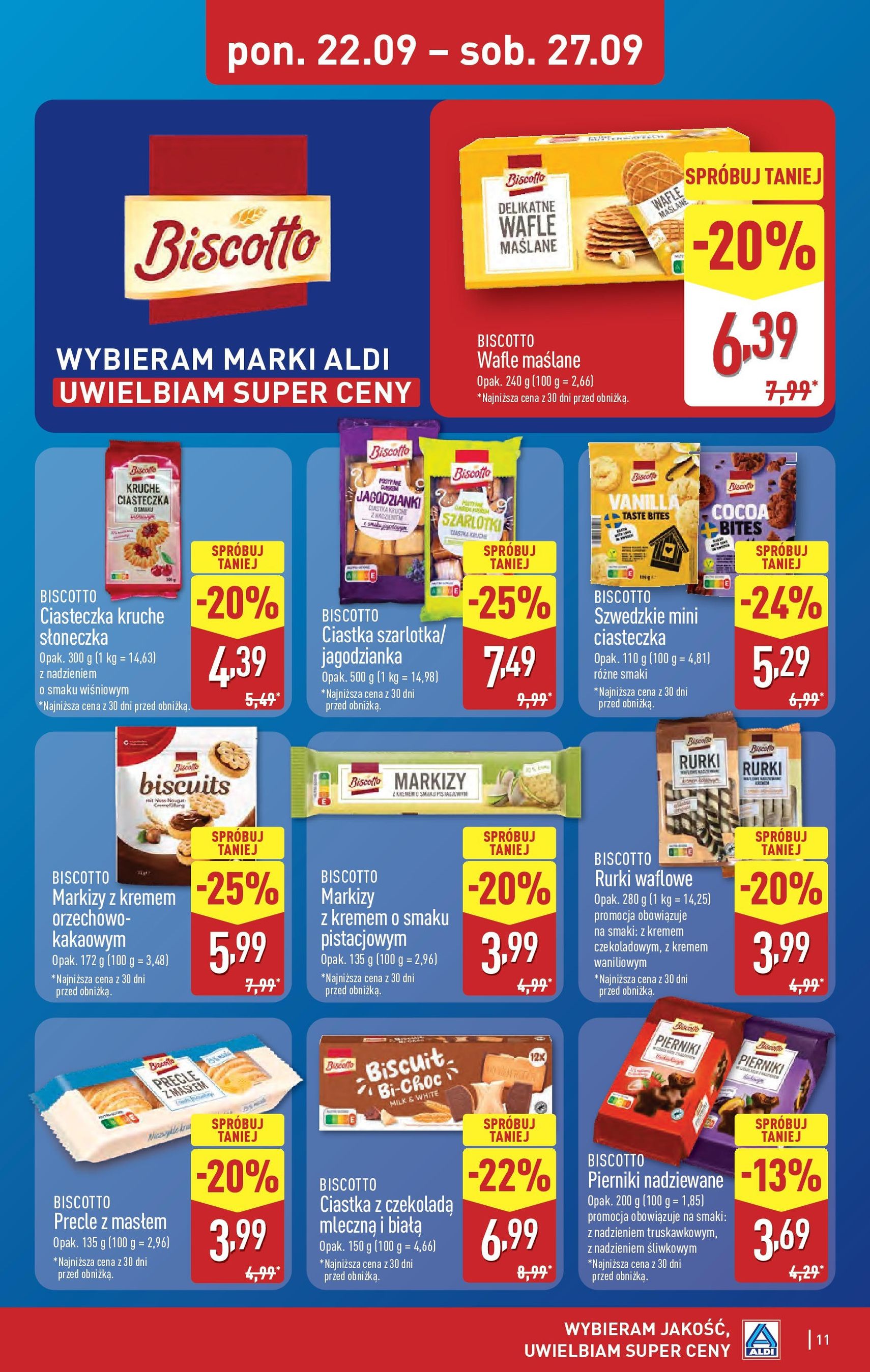 Aldi Gazetka - ważny gazetka od 22.09.2025 strona 11 z 41 Aldi Gazetka - ważny gazetka od 22.09.2025 strona 11 z 41