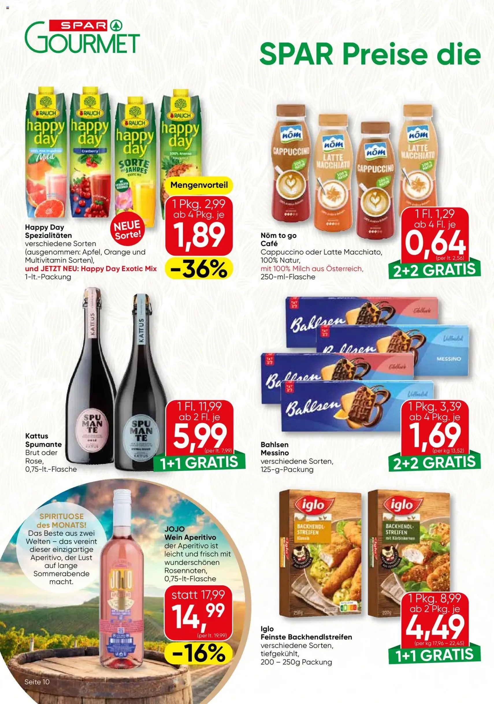SPAR Gourmet Flugblatt - Gültiger Prospekt ab 21.05.2026, Seite 10 von insgesamt 12