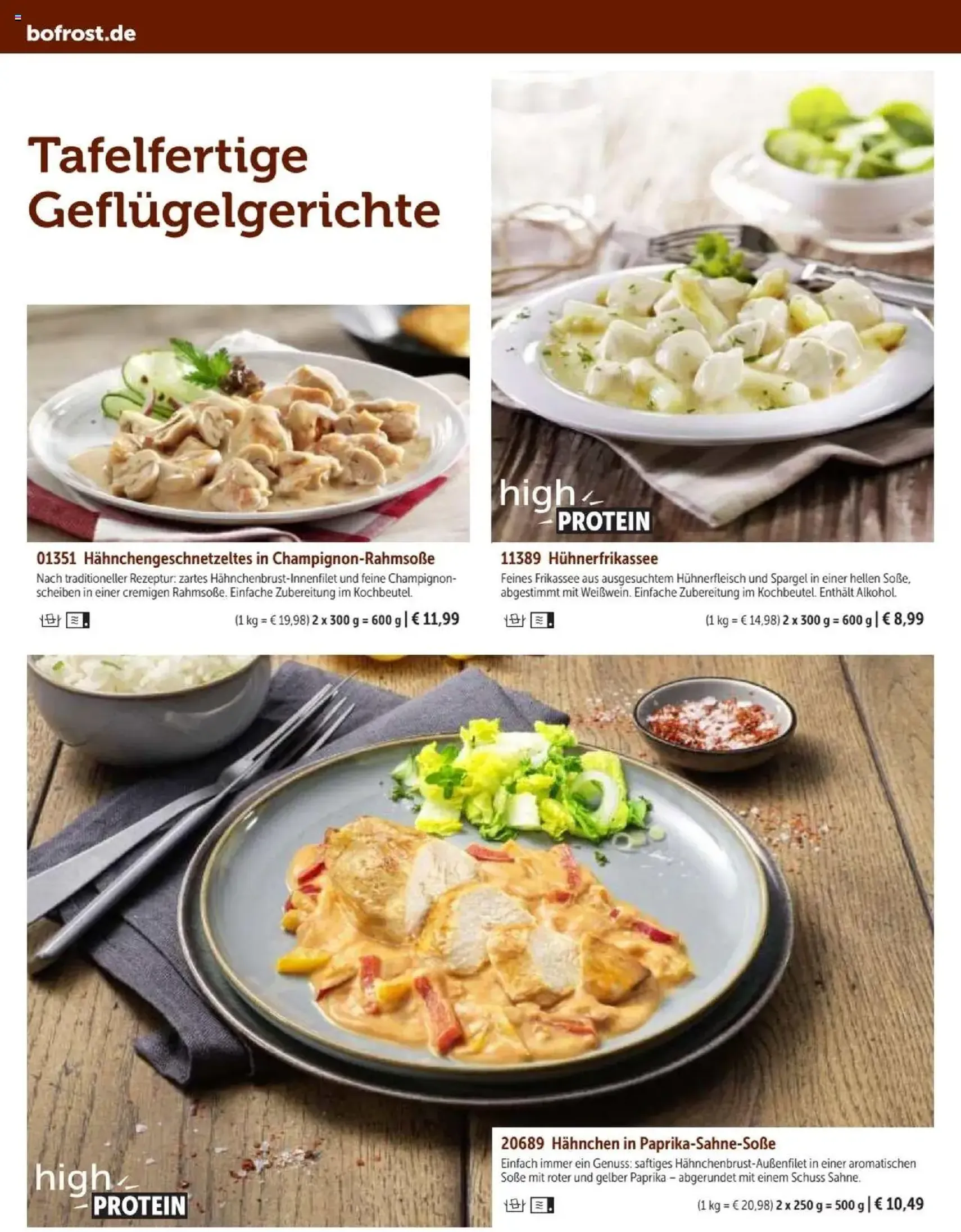Bofrost Katalog - Gültiger Prospekt ab 07.09.2025, Seite 74 von insgesamt 148 Bofrost Katalog - Gültiger Prospekt ab 07.09.2025, Seite 74 von insgesamt 148