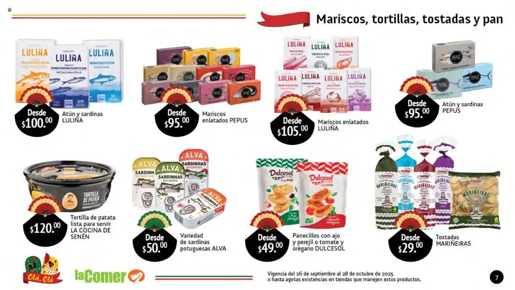 La Comer folleto Olá, Olé - folleto válido desde 26/09/2025 página 7 de 64 La Comer folleto Olá, Olé - folleto válido desde 26/09/2025 página 7 de 64