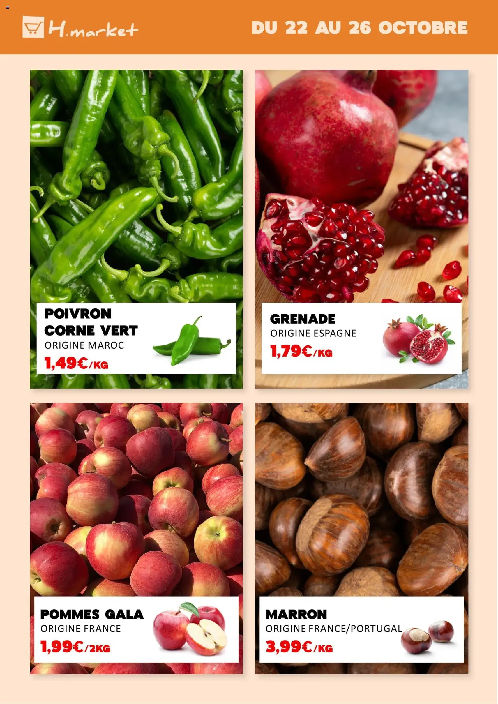 Hmarket catalogue - brochure valable à partir du 22/10/2025, page 3 sur 17 Hmarket catalogue - brochure valable à partir du 22/10/2025, page 3 sur 17