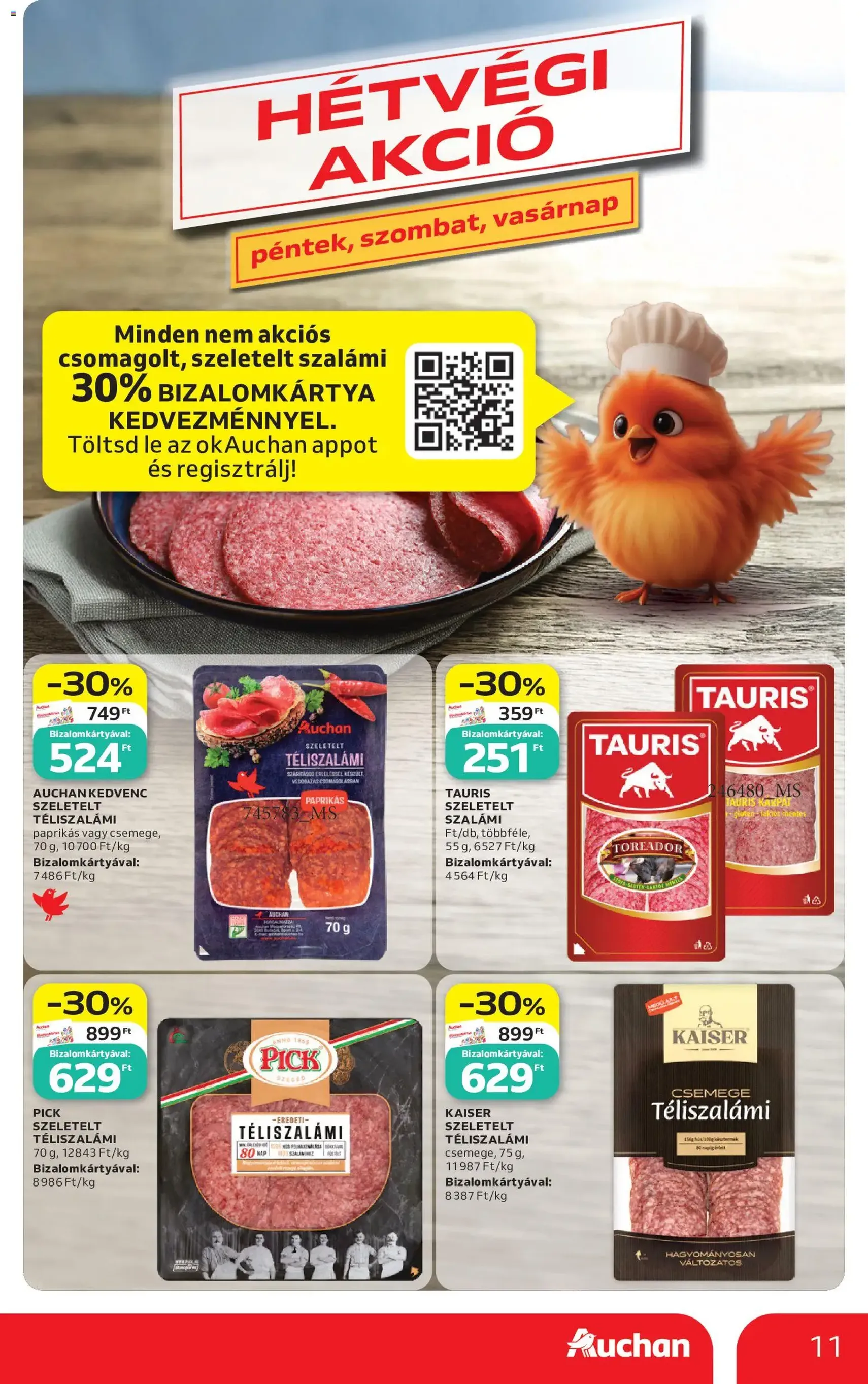 Auchan akciós újság - 2026.07.16. érvényes szórólap 11 oldal 56 oldalból