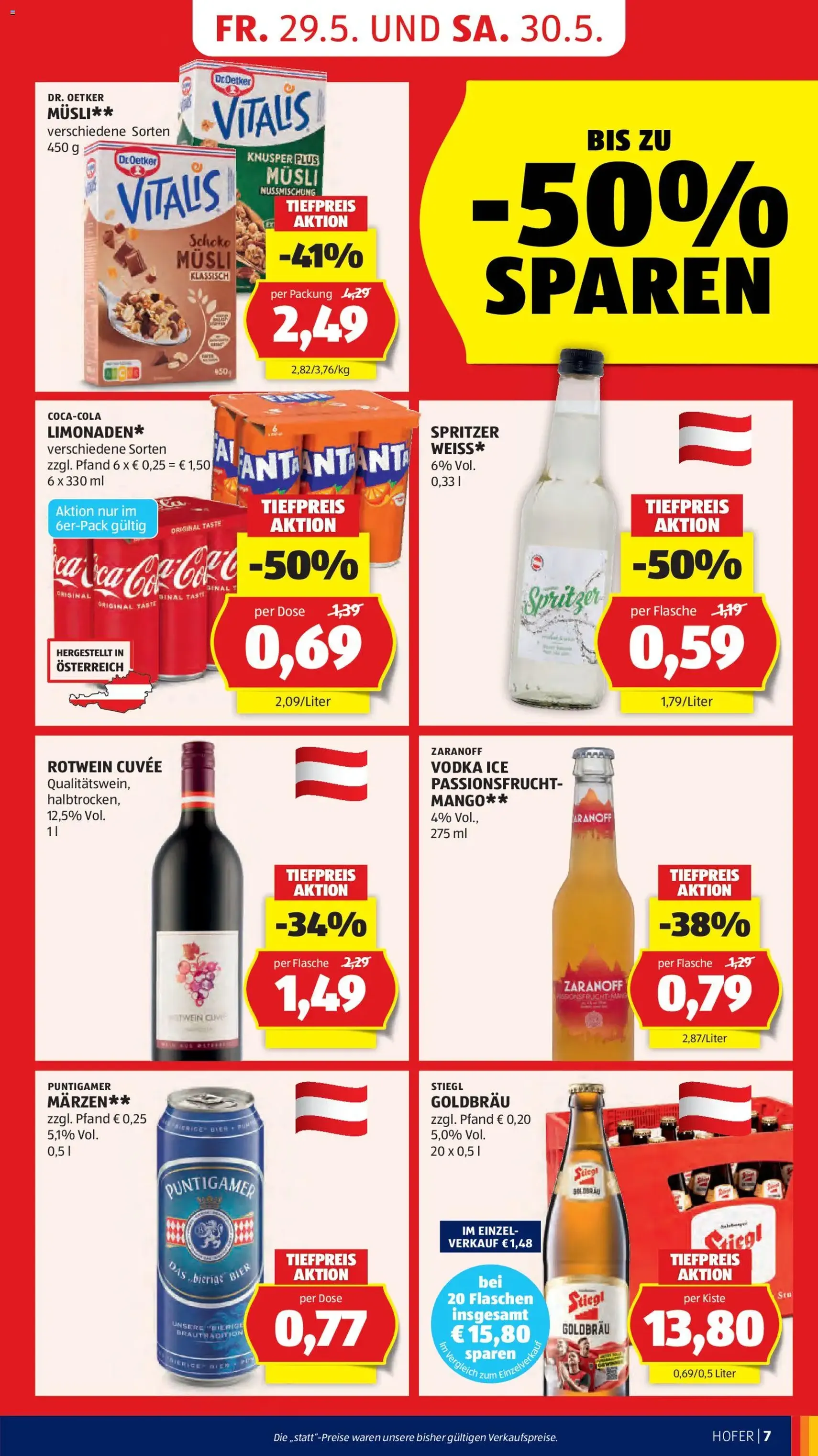Hofer Flugblatt - Gültiger Prospekt ab 29.05.2026, Seite 9 von insgesamt 43