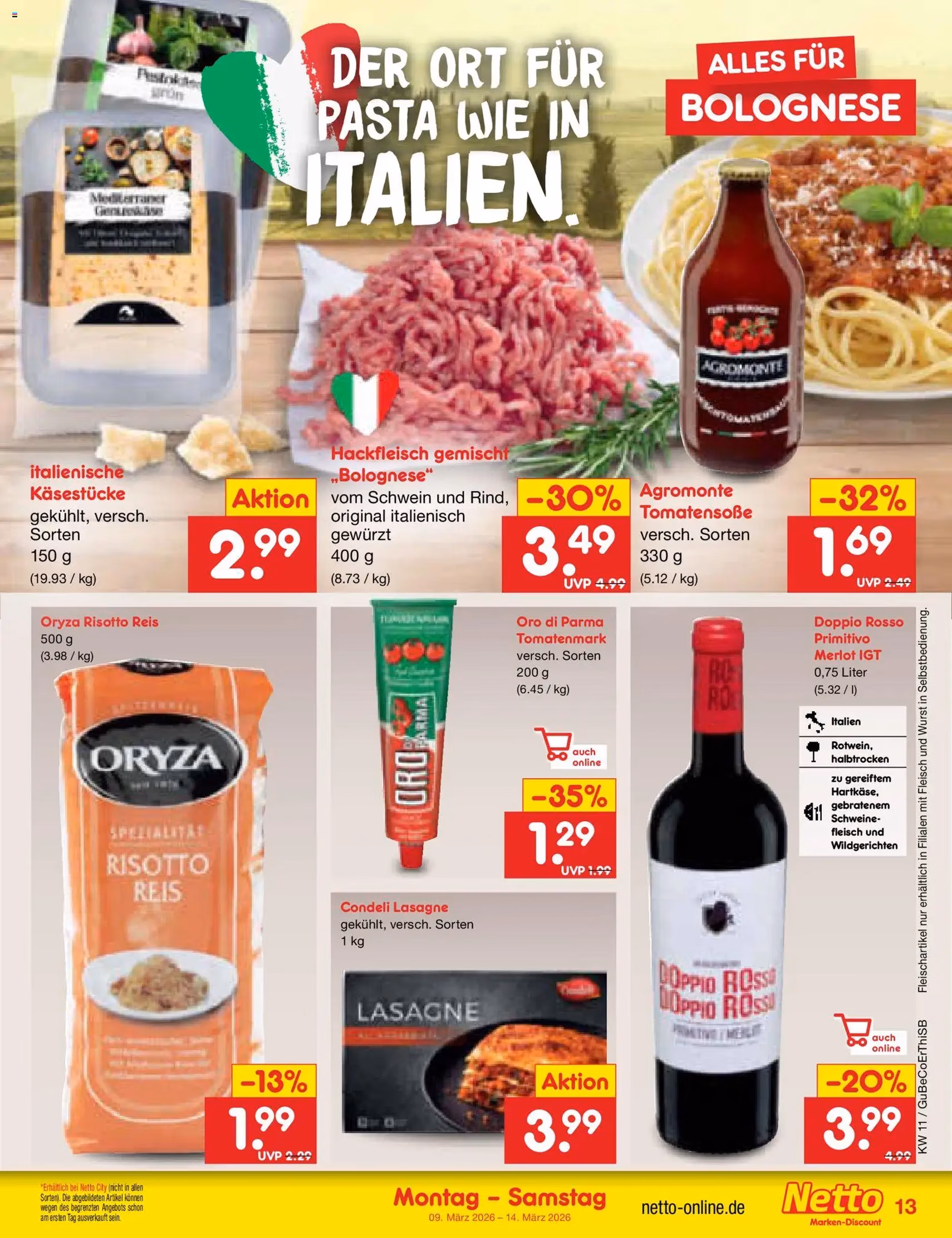 Netto Marken-Discount Prospekt - Gültiger Prospekt ab 09.03.2026, Seite 13 von insgesamt 60