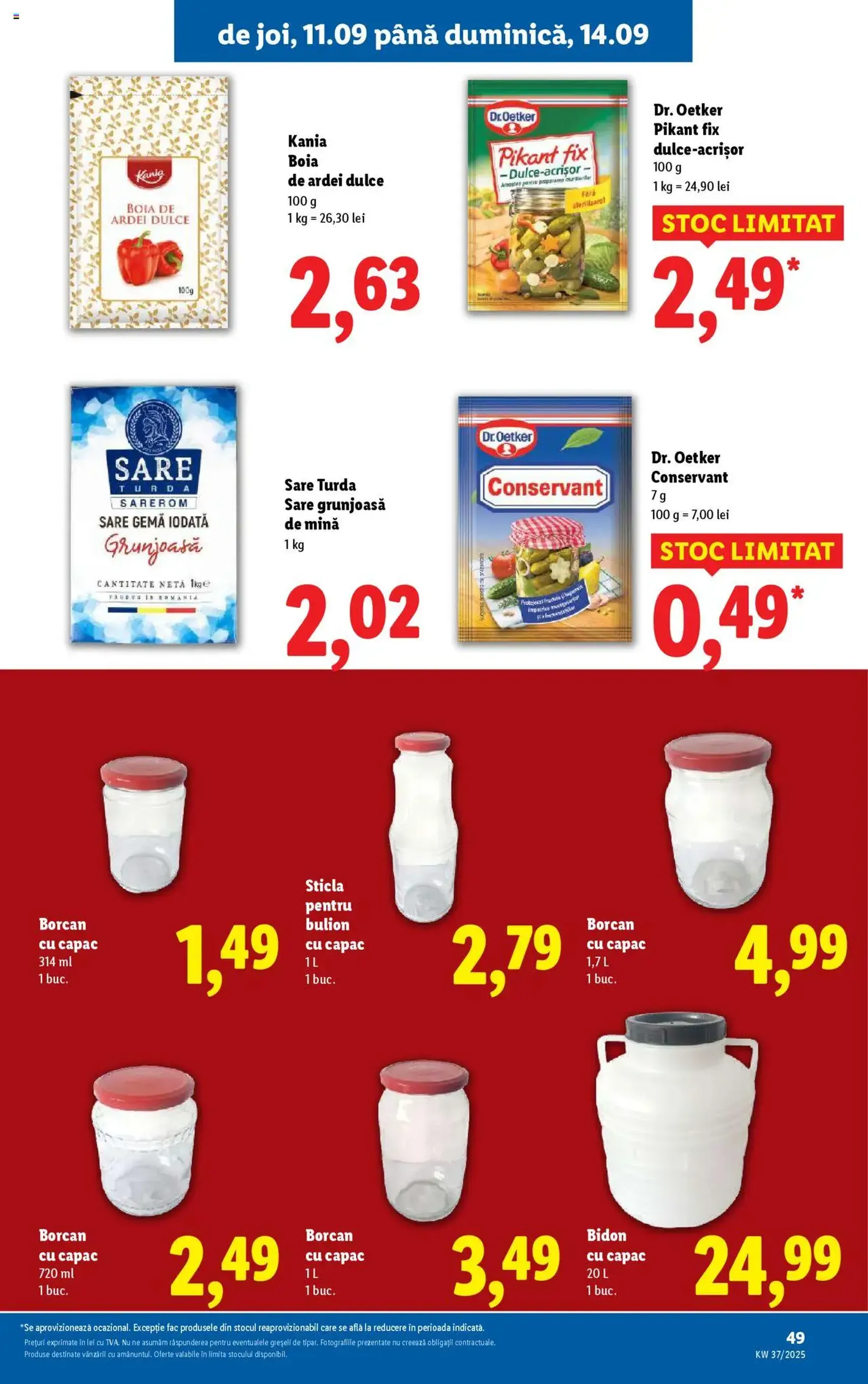Catalog Lidl - cataloage valabile începând cu 08.09.2025 pagina 49 din 68 Catalog Lidl - cataloage valabile începând cu 08.09.2025 pagina 49 din 68