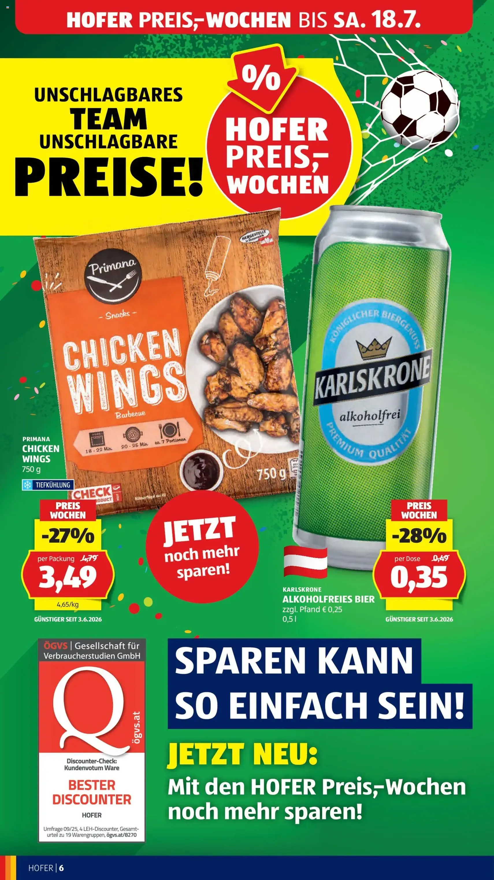 Hofer Flugblatt - Gültiger Prospekt ab 26.06.2026, Seite 10 von insgesamt 41