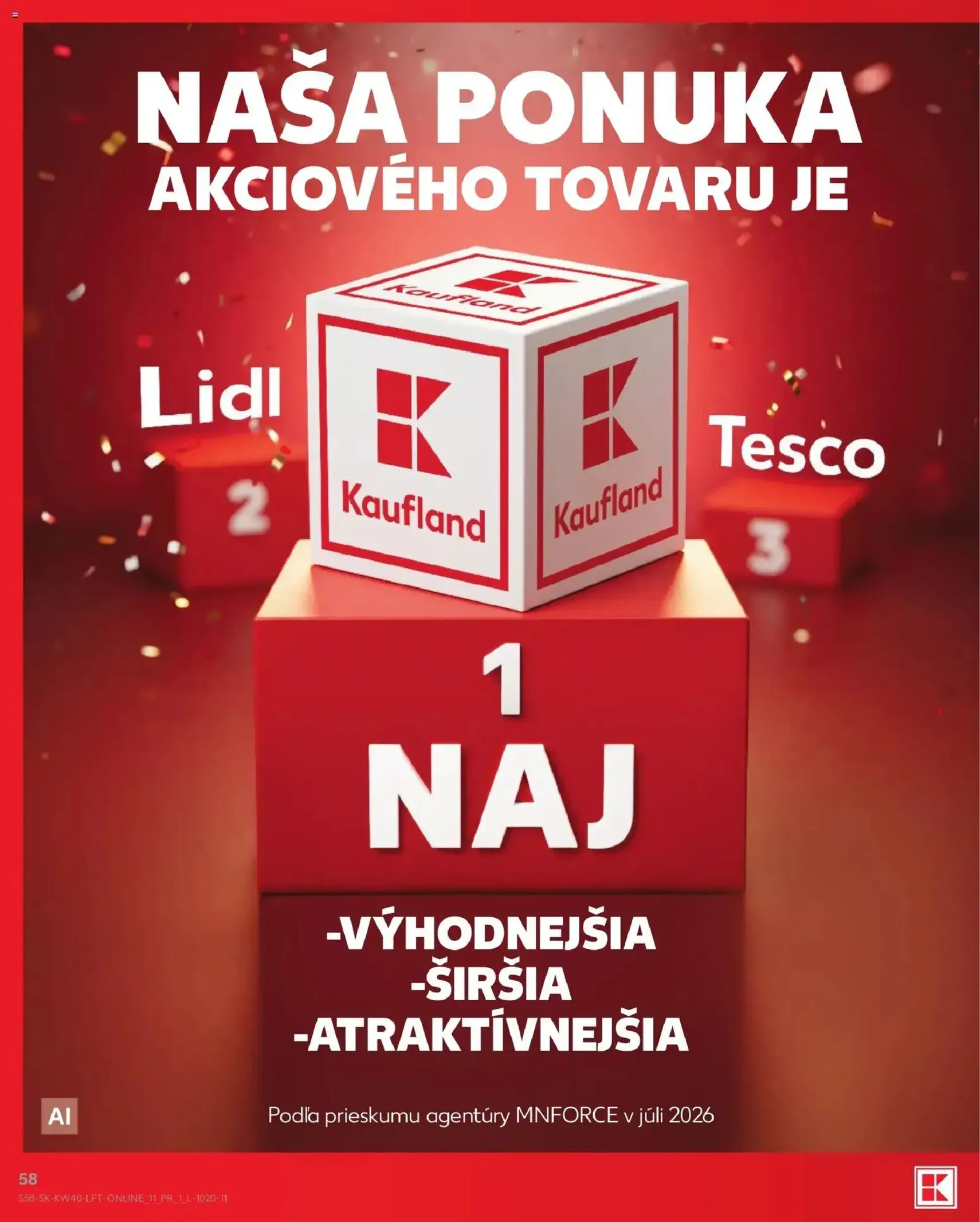 Kaufland leták - platný leták od 01.10.2026 strana 58 z 76