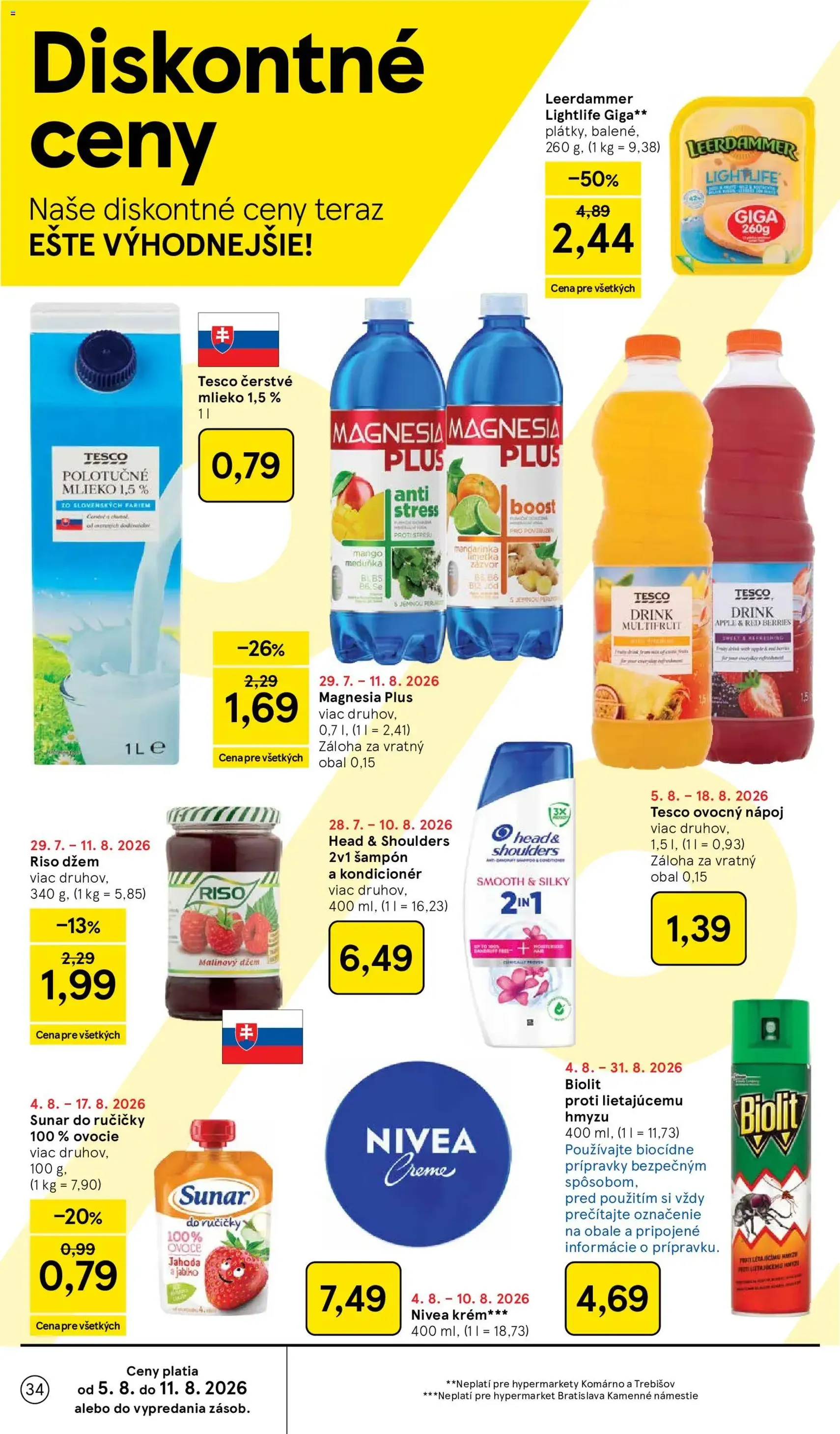 Tesco Hypermarket - leták - platný leták od 05.08.2026 strana 34 z 52