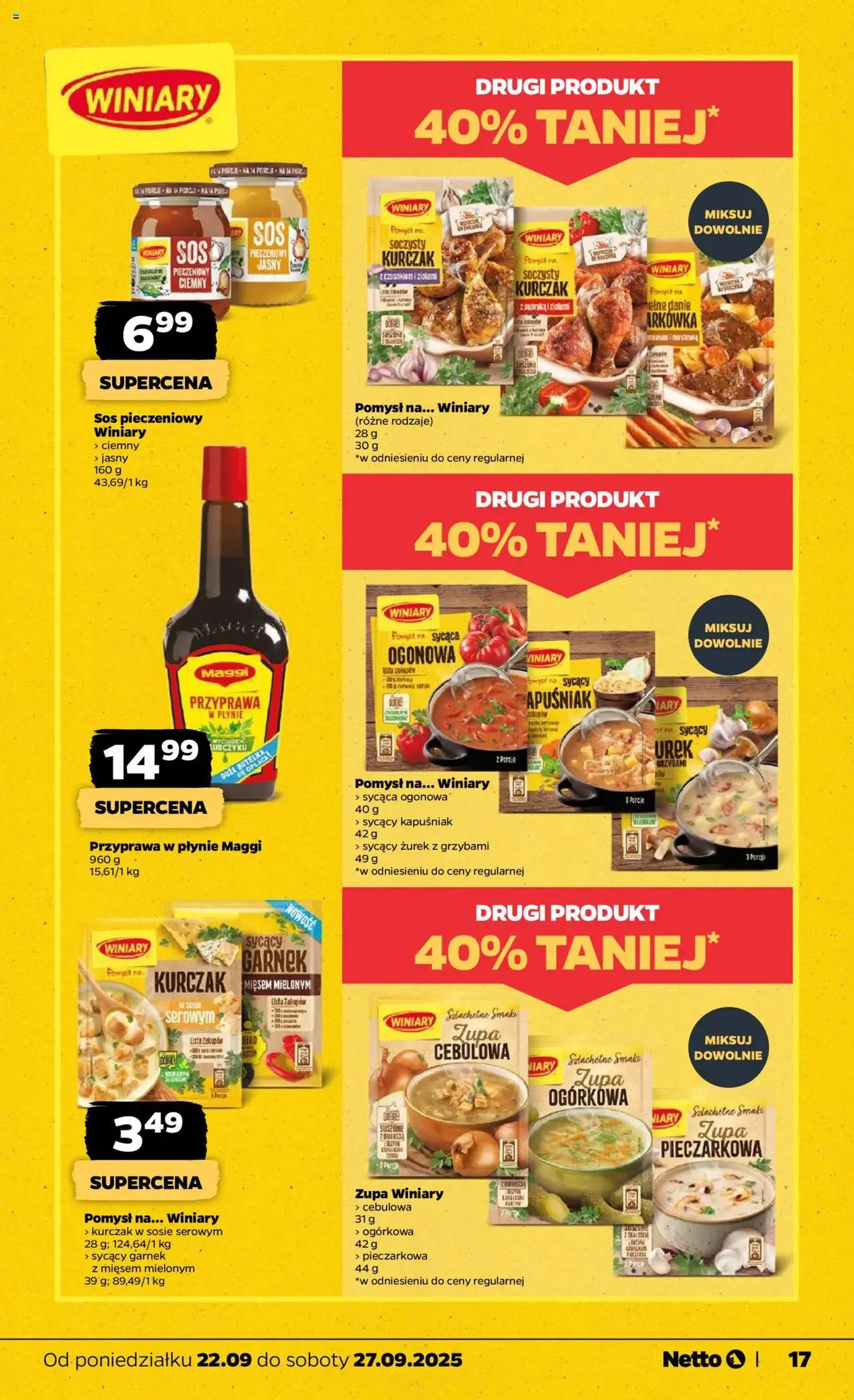 Netto gazetka - Spożywcza - ważny gazetka od 22.09.2025 strona 17 z 33 Netto gazetka - Spożywcza - ważny gazetka od 22.09.2025 strona 17 z 33