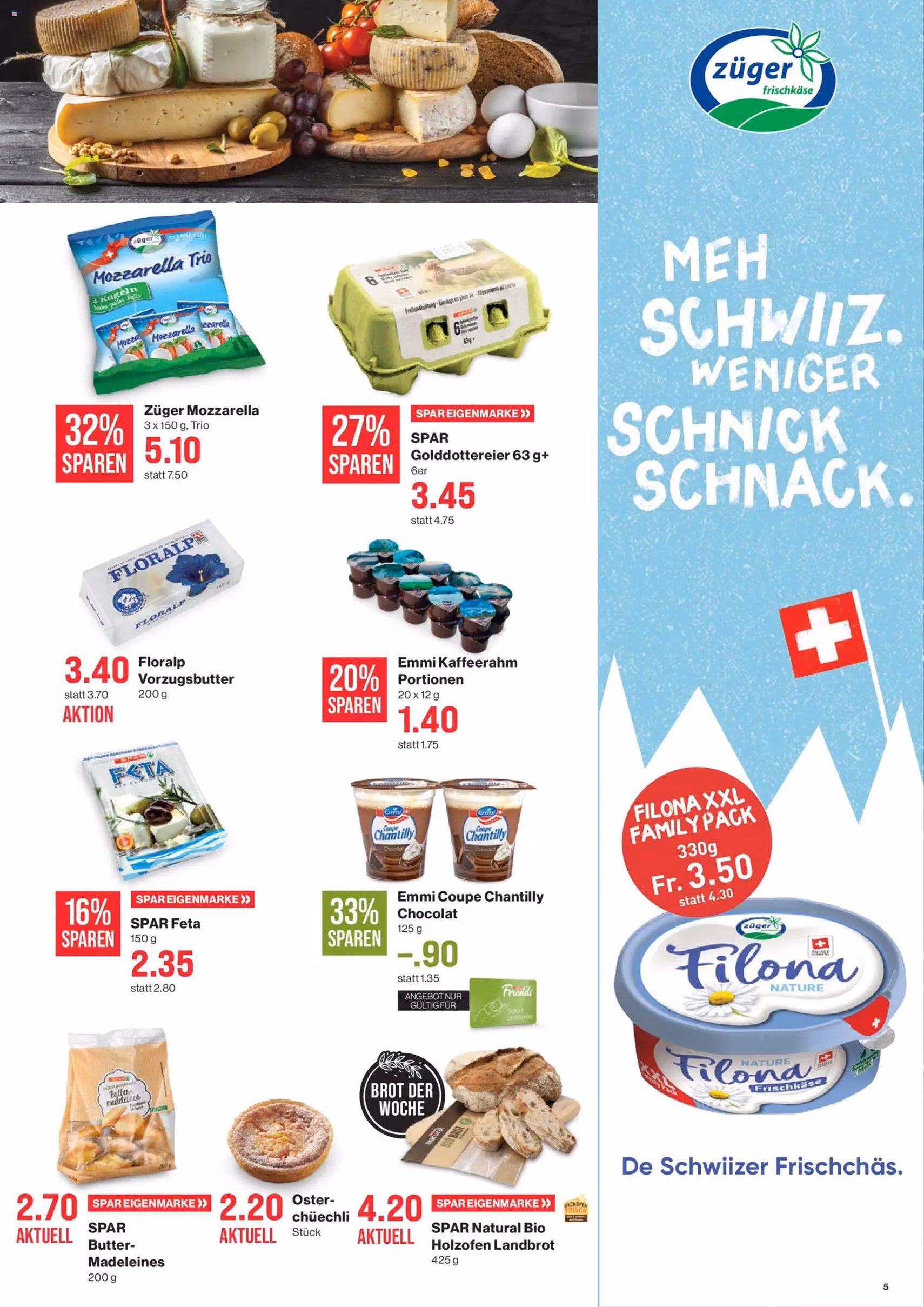 SPAR aktionen - Gültiger Prospekt ab 01.04.2026, Seite 5 von insgesamt 19