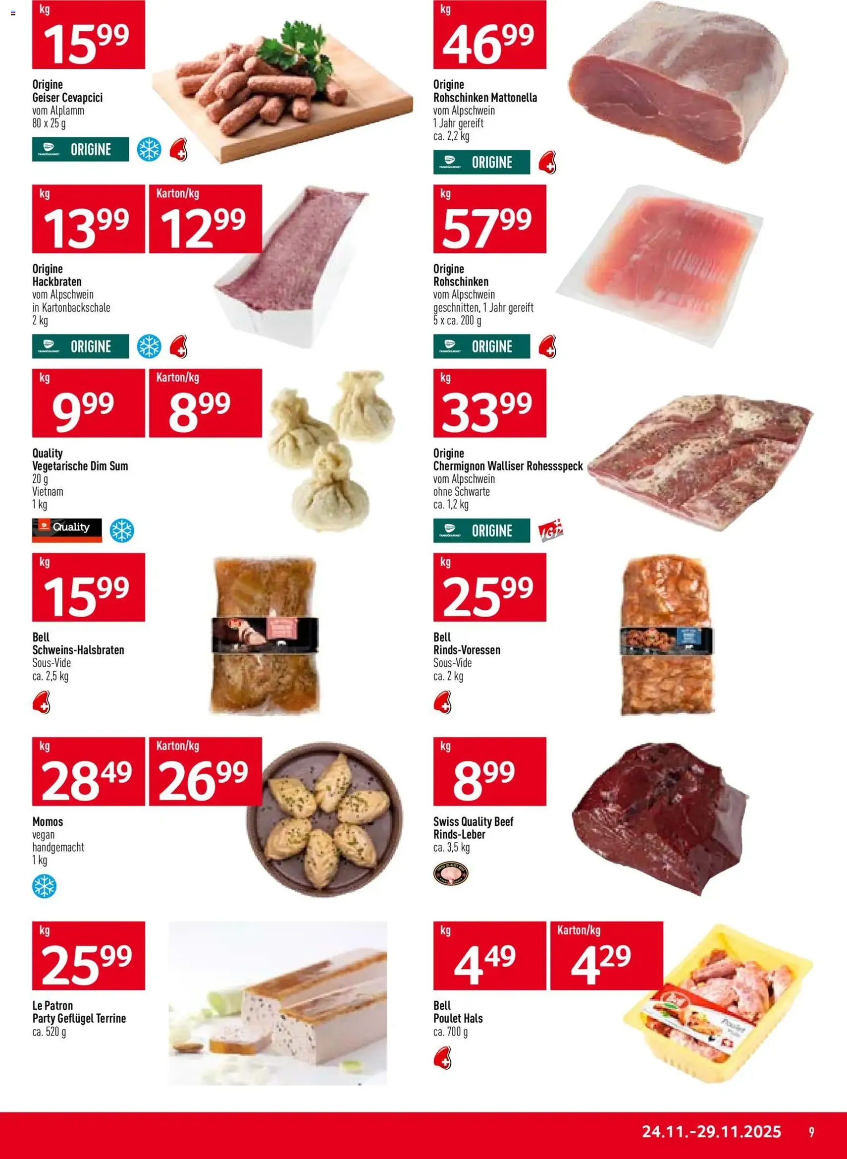 Prodega Aktionen - Gültiger Prospekt ab 24.11.2025, Seite 9 von insgesamt 40