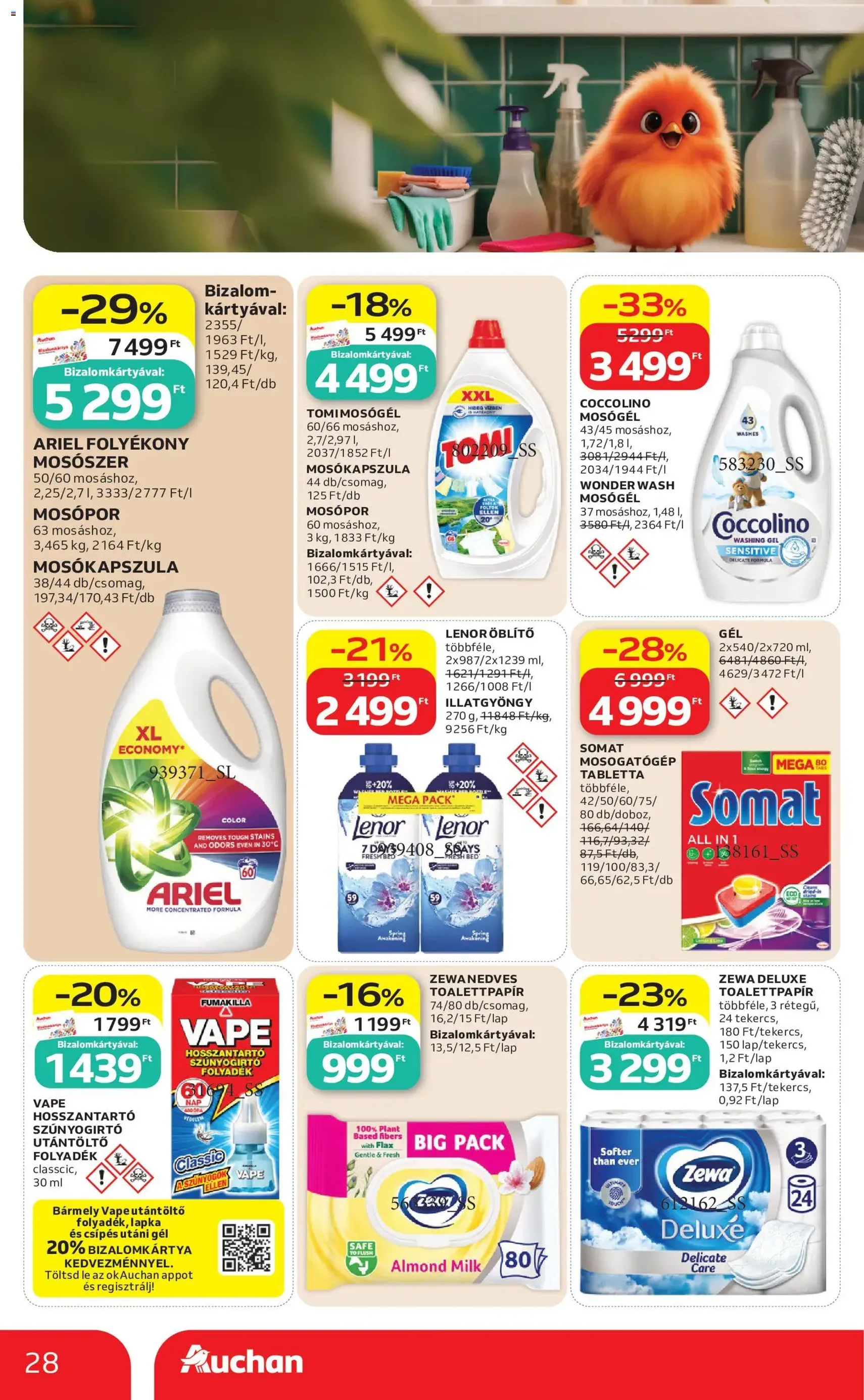 Auchan akciós újság - 2026.06.25. érvényes szórólap 28 oldal 38 oldalból