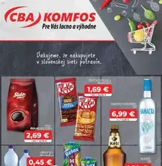 CBA Komfos Leták - náhľad letáku platný od 22.08.2025