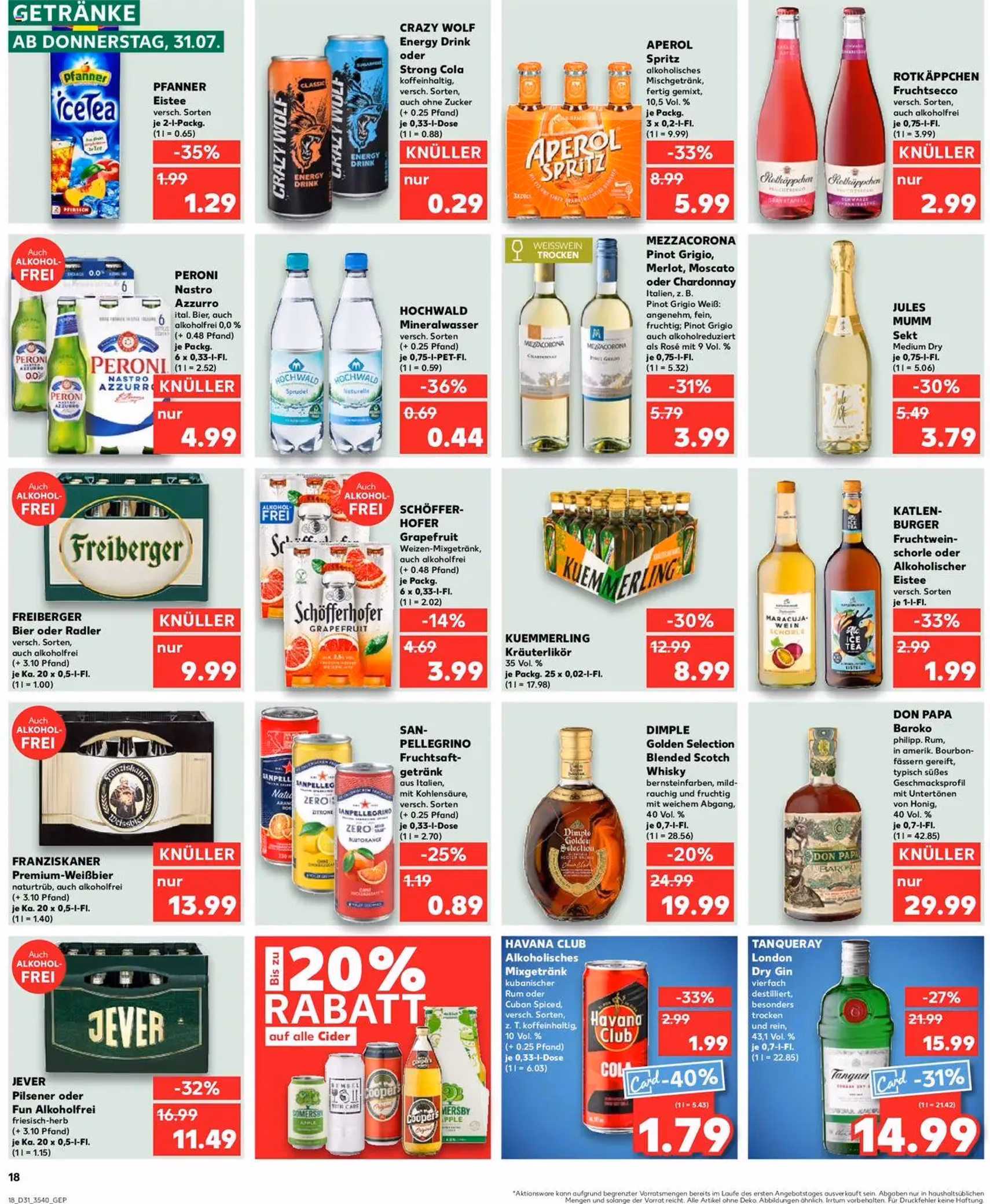 Kaufland Prospekt - Gültiger Prospekt ab 31.07.2025, Seite 18 von insgesamt 36