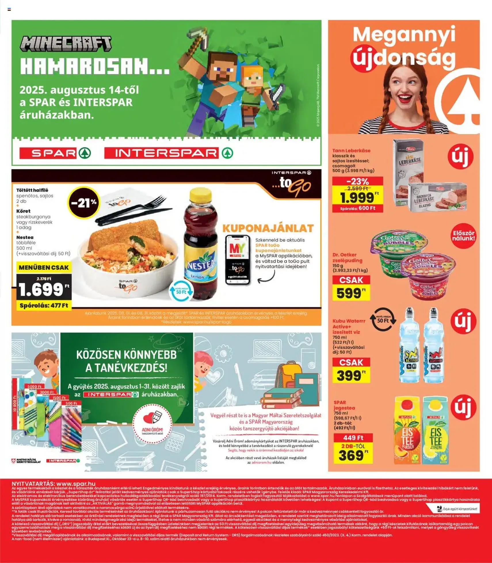 Interspar Akciós újság - 2025.08.07. érvényes szórólap 15 oldal 16 oldalból Interspar Akciós újság - 2025.08.07. érvényes szórólap 15 oldal 16 oldalból