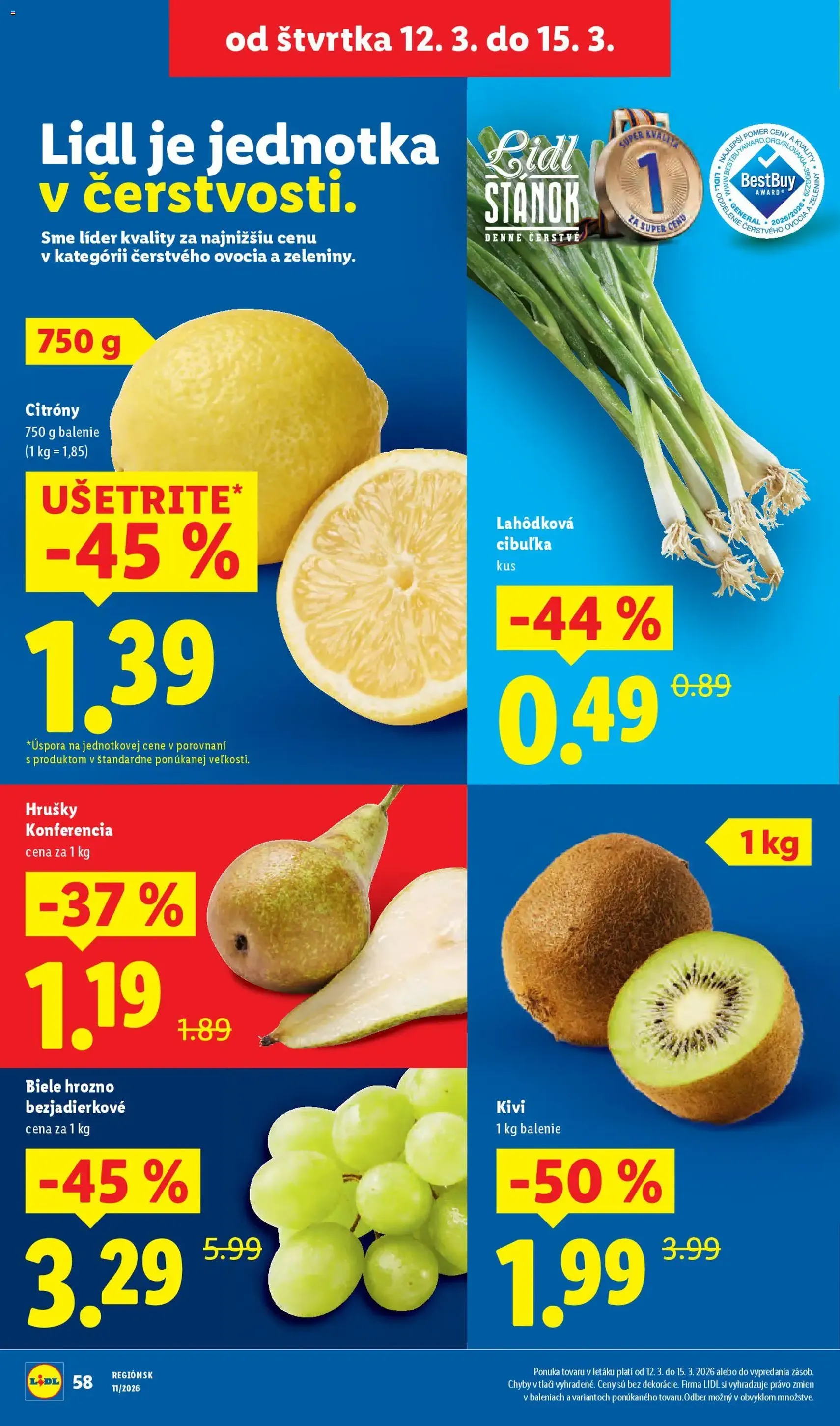 Lidl leták - platný leták od 09.03.2026 strana 58 z 96