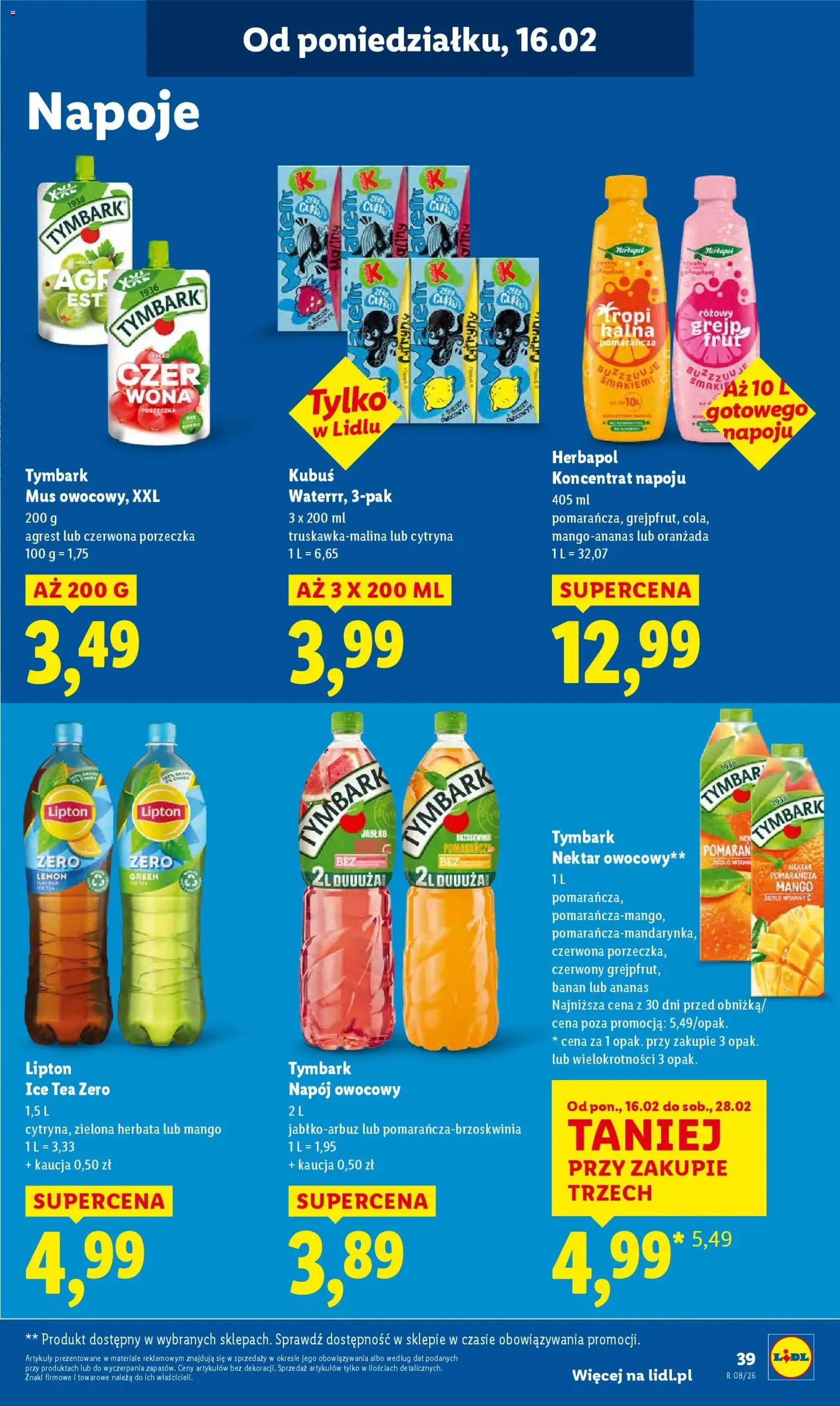 Lidl Gazetka - ważny gazetka od 16.02.2026 strona 39 z 51