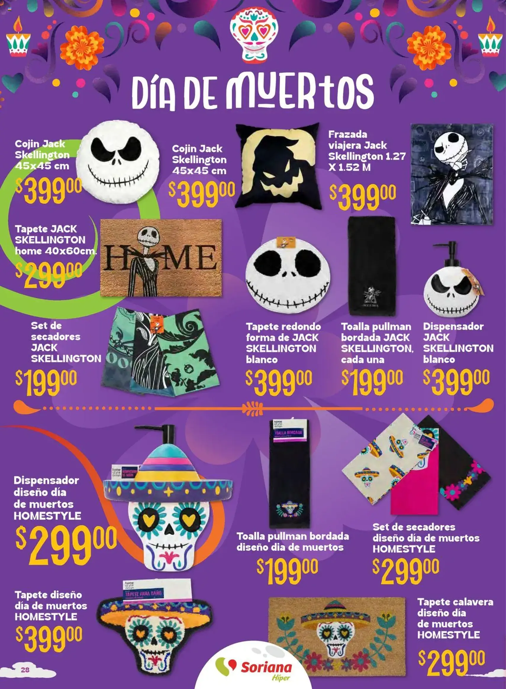 Soriana - Halloween y Día de muertos Híper Nacional - folleto válido desde 16/10/2025 página 28 de 29 Soriana - Halloween y Día de muertos Híper Nacional - folleto válido desde 16/10/2025 página 28 de 29