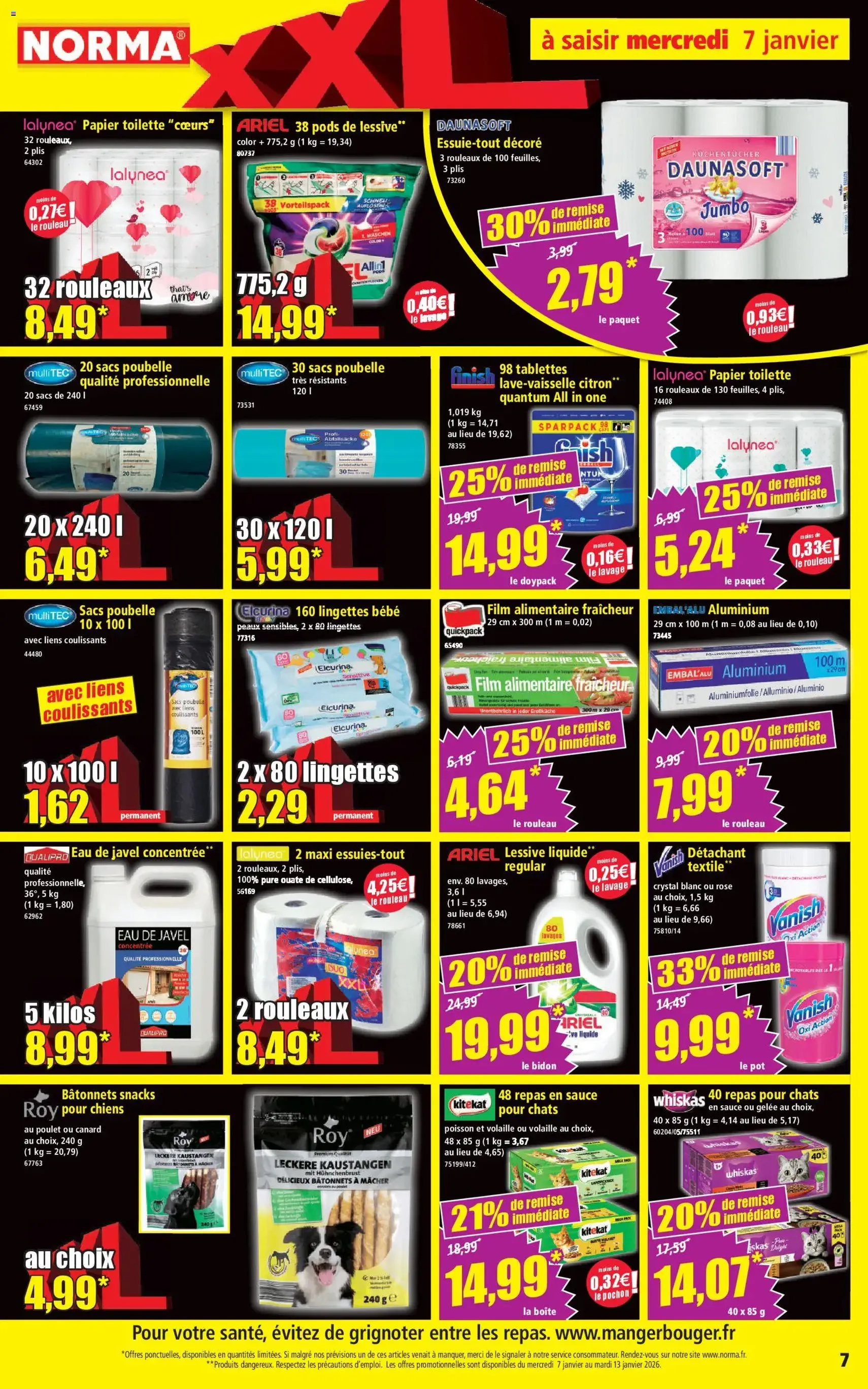 Norma catalogue - brochure valable à partir du 07/01/2025, page 7 sur 14