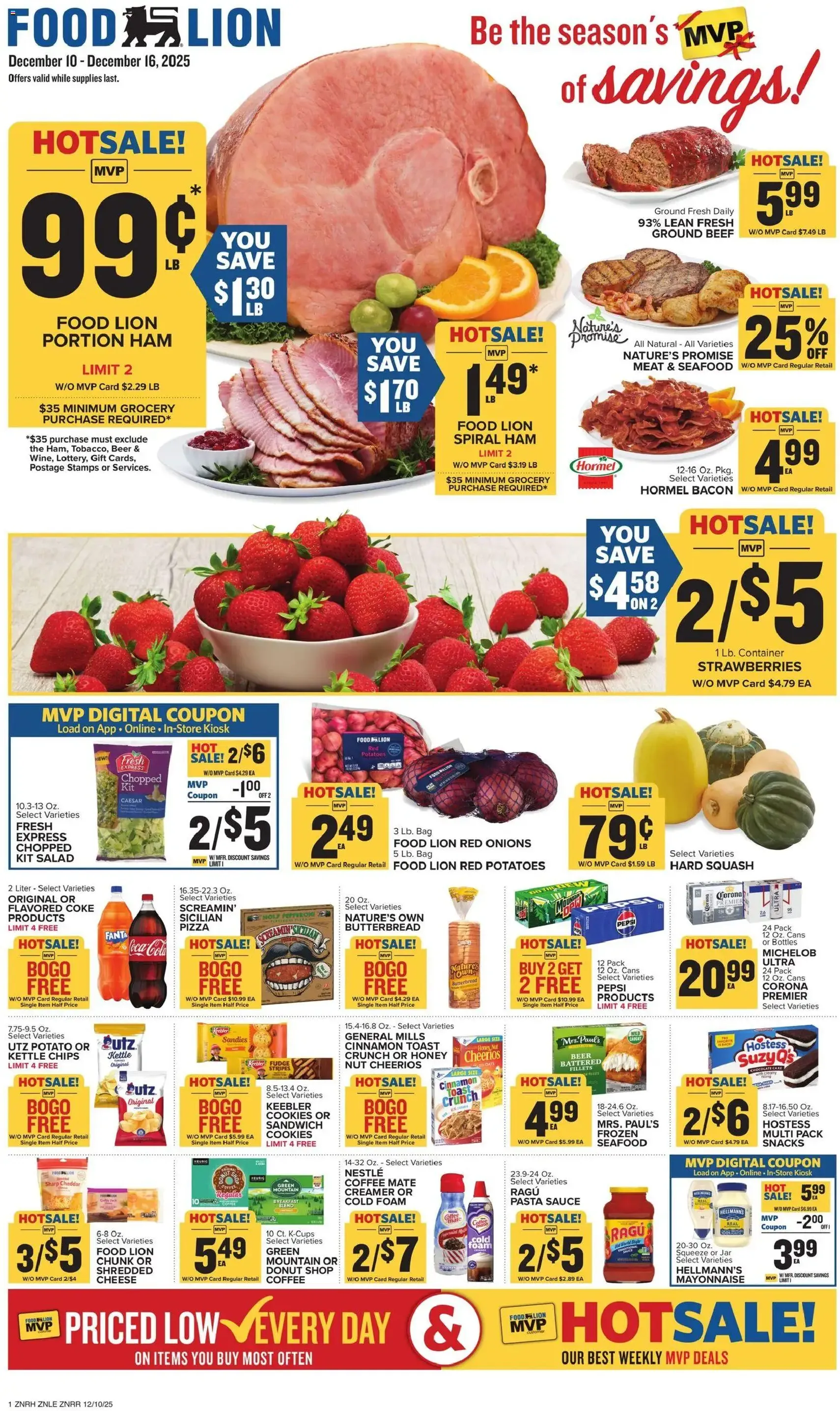 Food Lion Weekly Ad - valid flyer from 12/10/2025, page 1 of 21