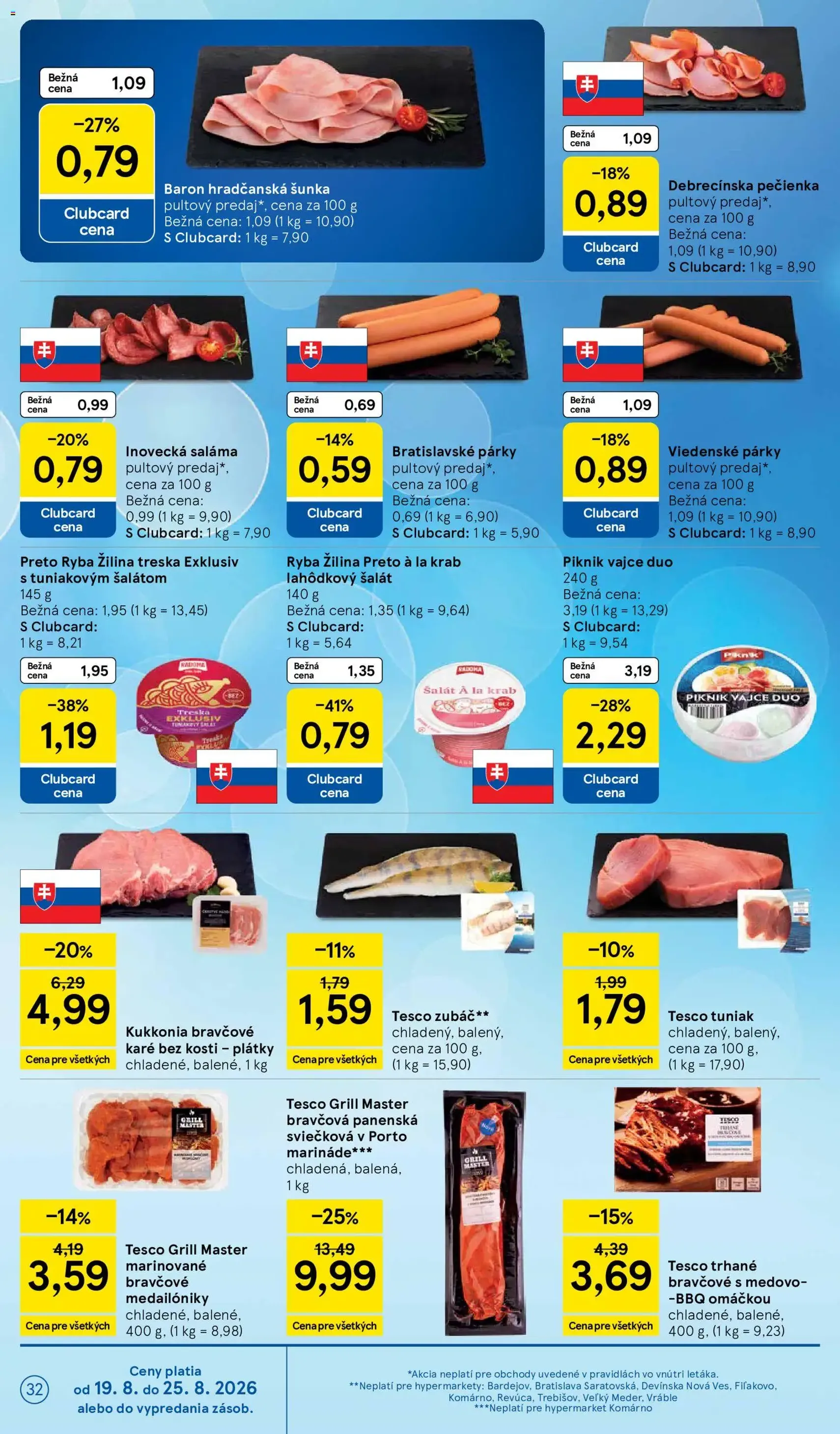 Tesco Hypermarket - leták - platný leták od 19.08.2026 strana 32 z 50