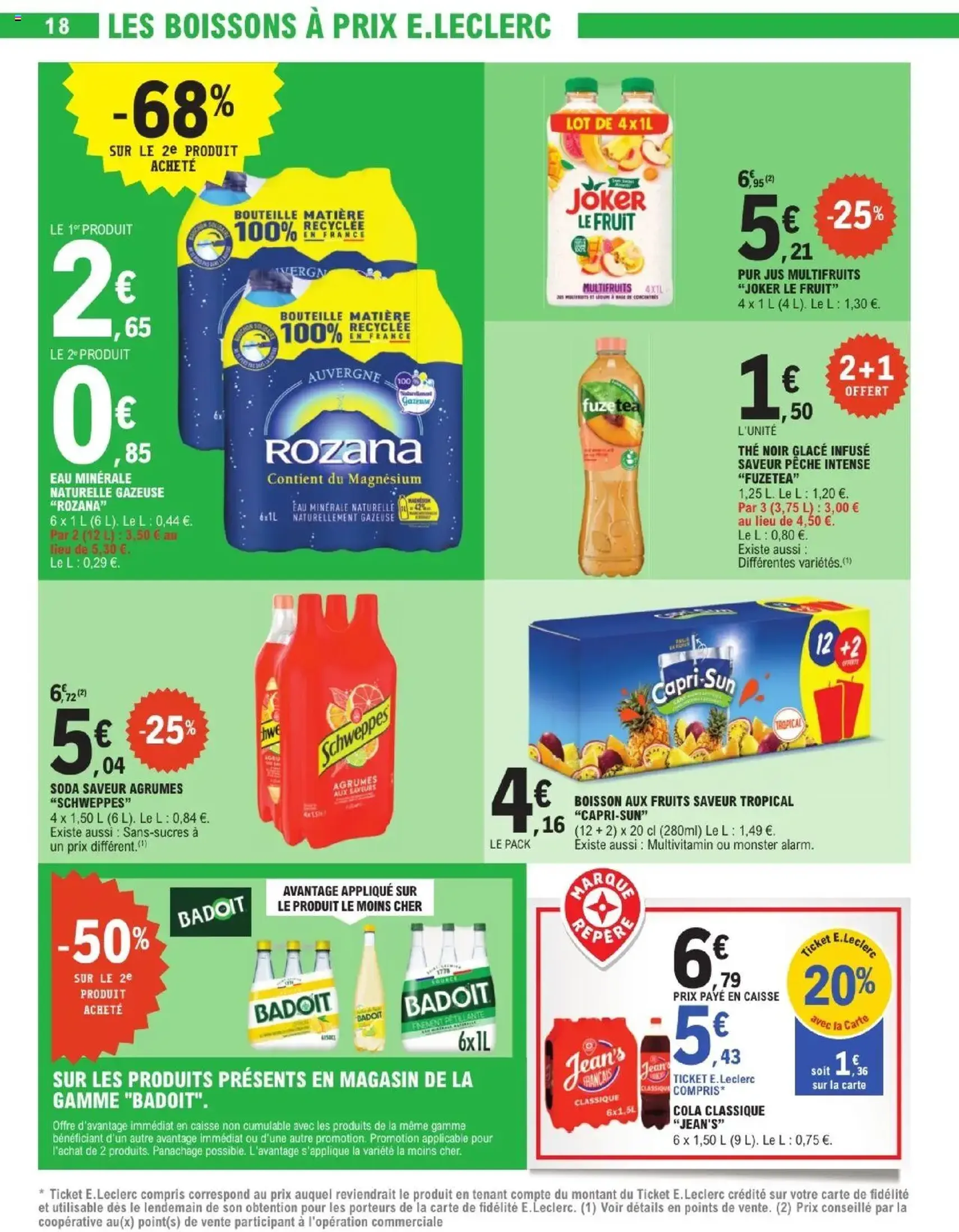 E.Leclerc catalogue semaine 34 - brochure valable à partir du 12/08/2025, page 18 sur 40