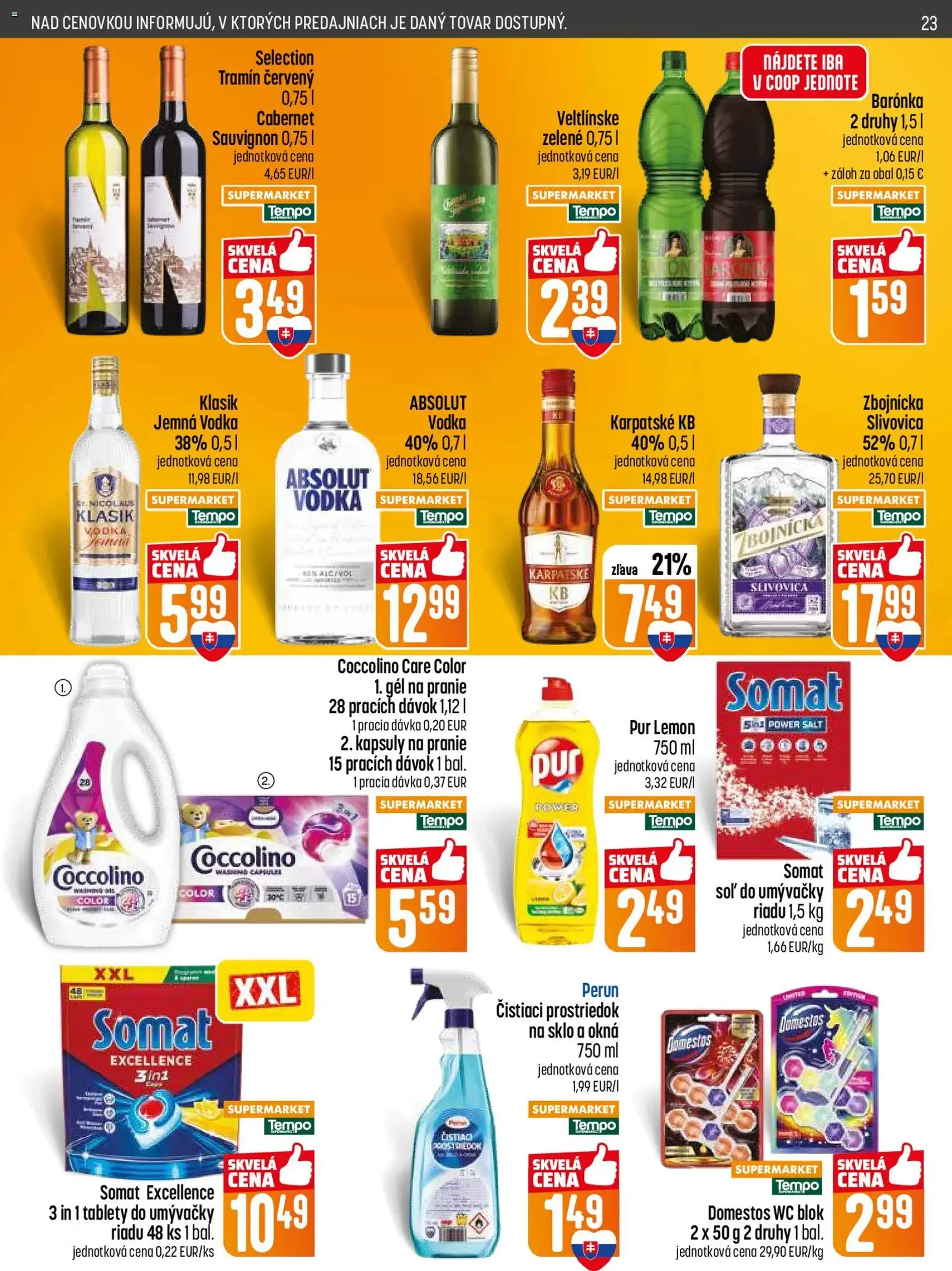 COOP Jednota leták - platný leták od 29.01.2026 strana 23 z 28