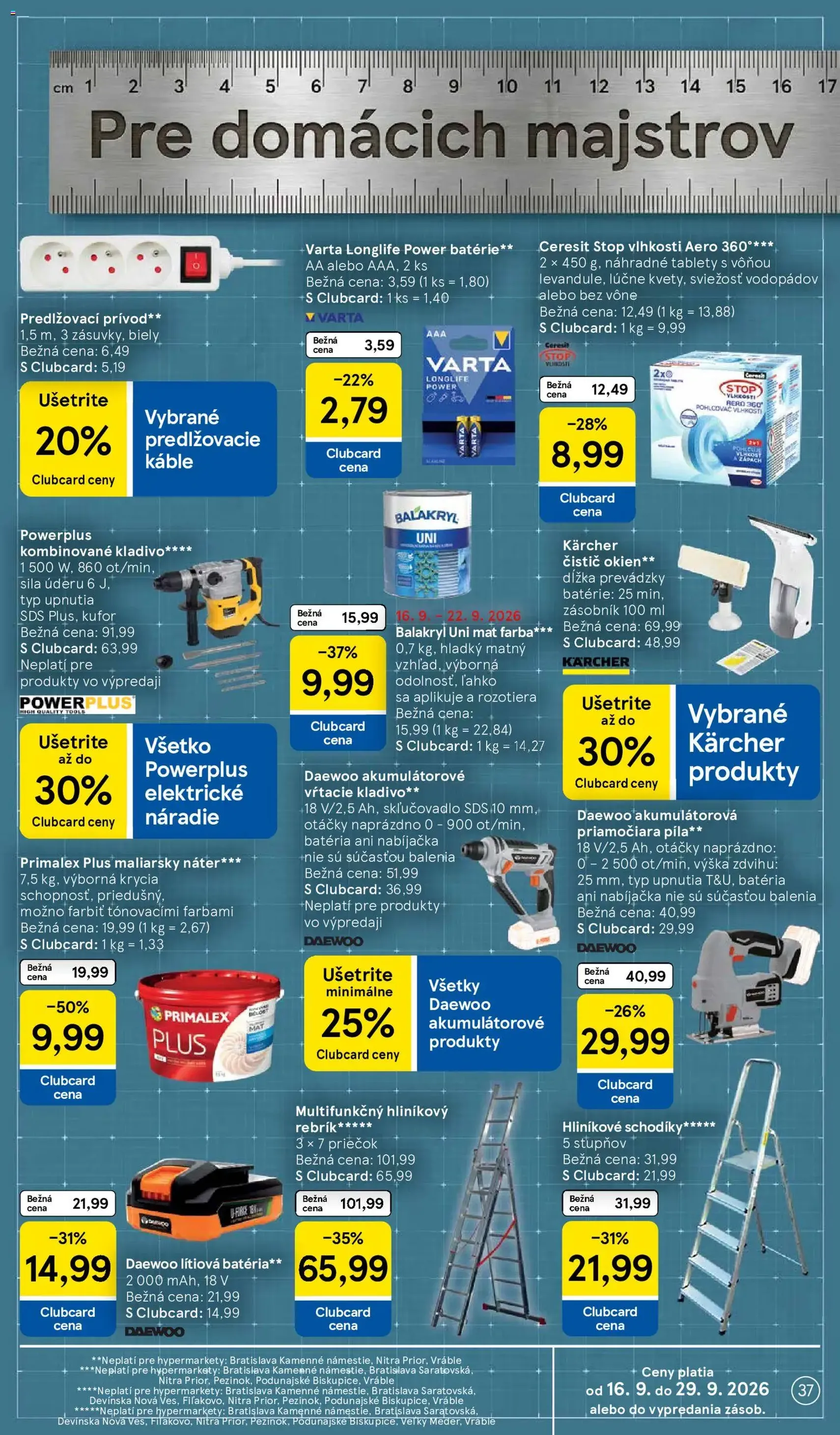 Tesco Hypermarket - leták - platný leták od 16.09.2026 strana 37 z 42