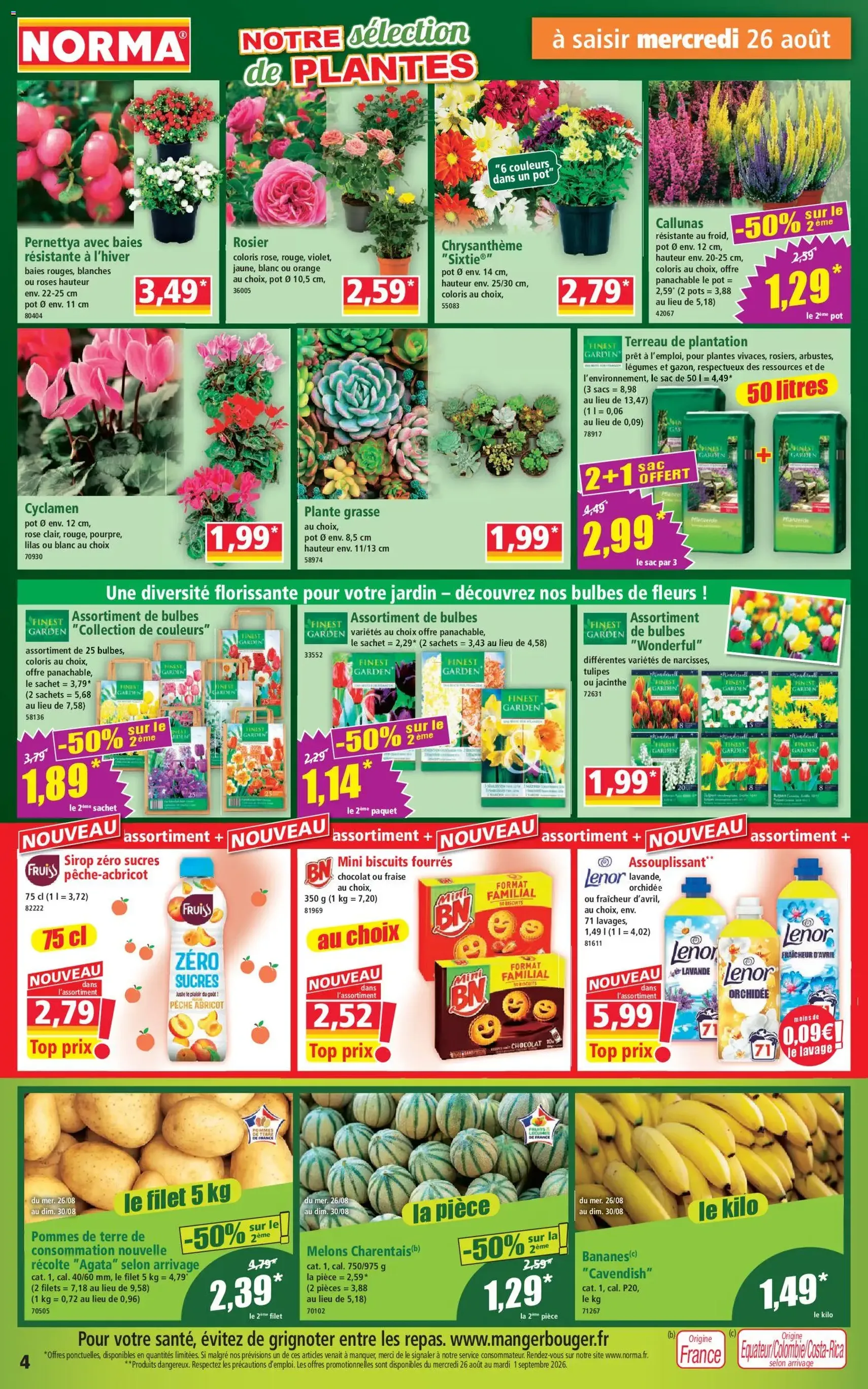 Norma catalogue - brochure valable à partir du 26/08/2026, page 4 sur 12