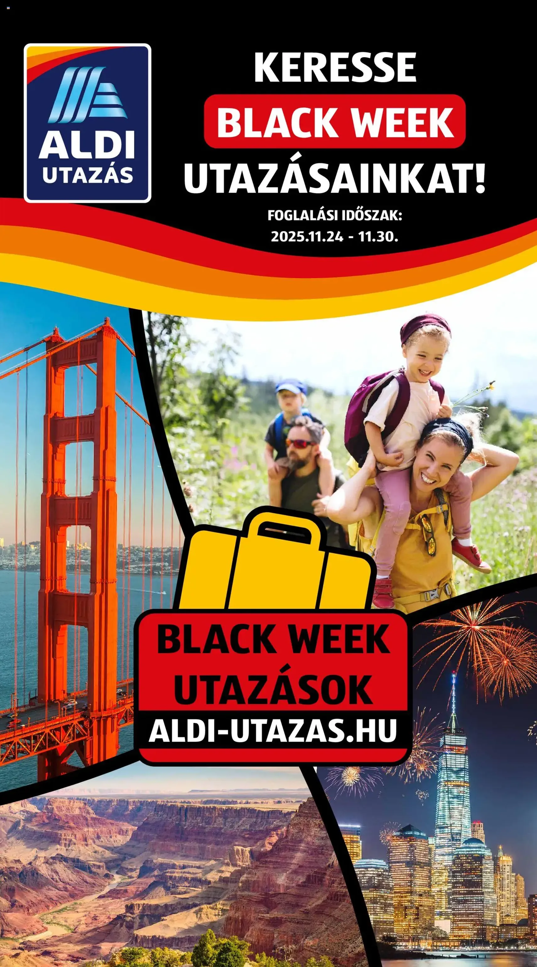 Aldi Black Friday - 2025.11.24. érvényes szórólap 1 oldal 4 oldalból