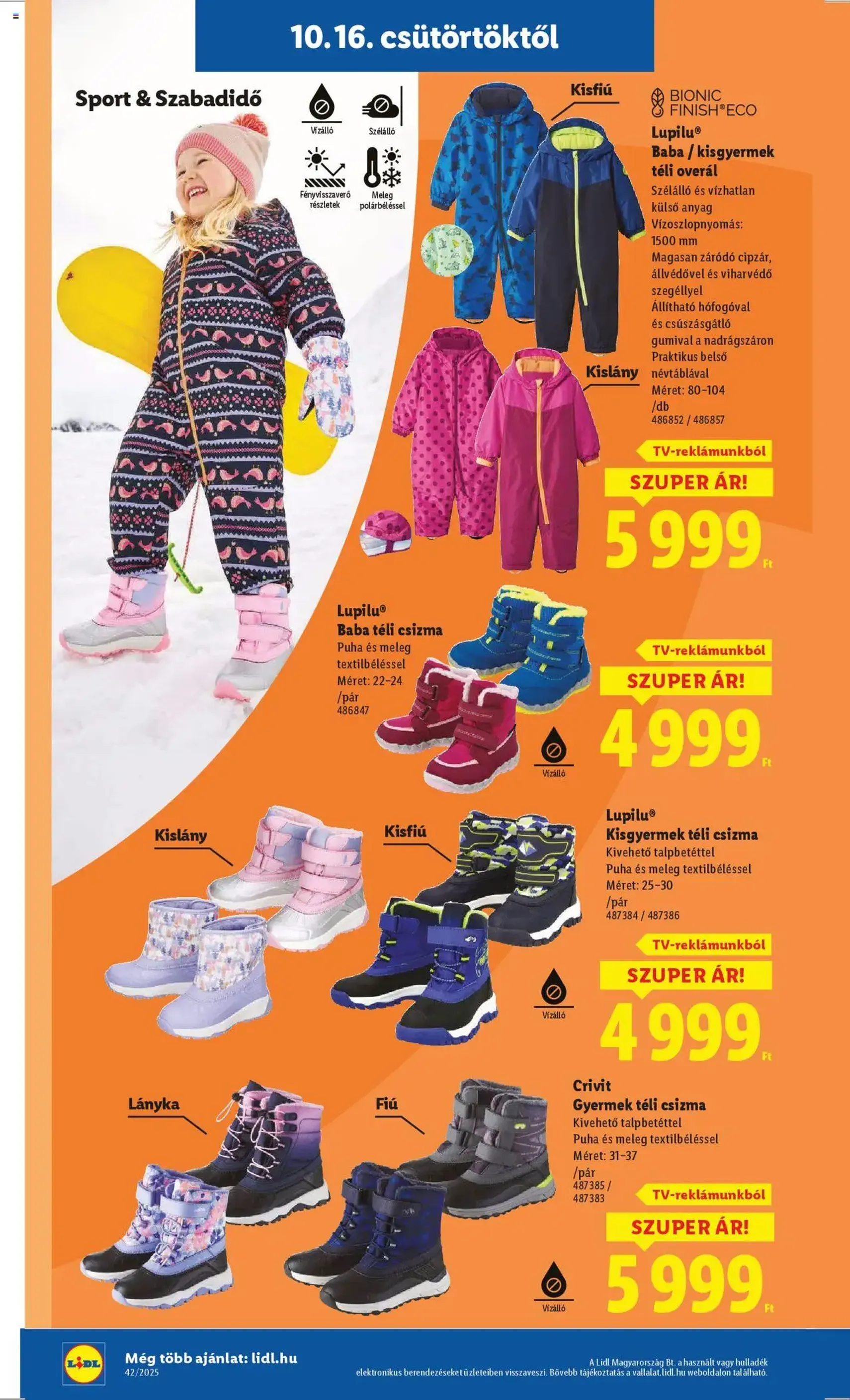 Lidl Akciós újság - 2025.10.16. érvényes szórólap 24 oldal 68 oldalból Lidl Akciós újság - 2025.10.16. érvényes szórólap 24 oldal 68 oldalból