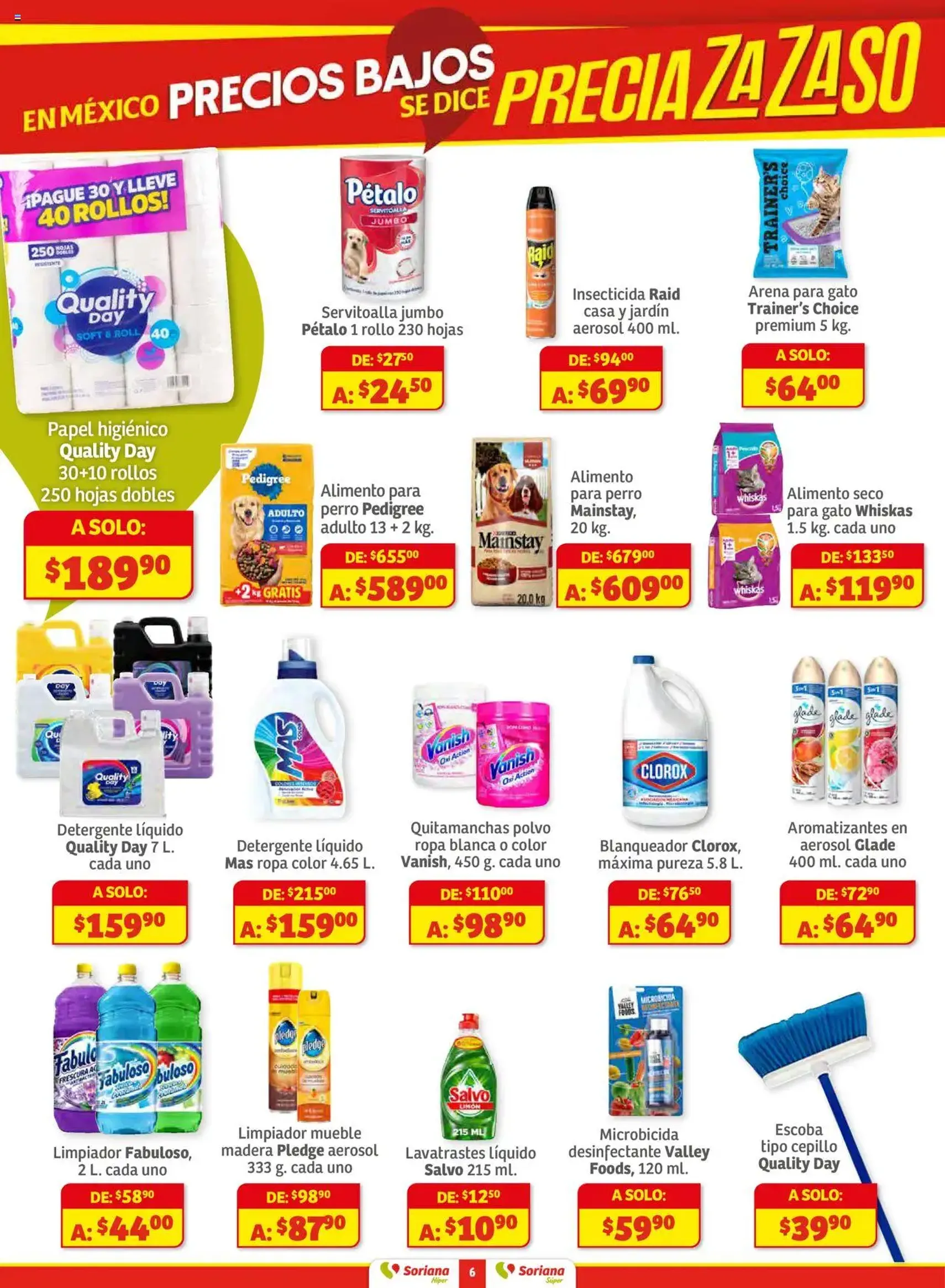 Soriana - Preciazazaso Híper: Ags, Col, Gto, Jal, Mich - folleto válido desde 25/09/2025 página 6 de 54