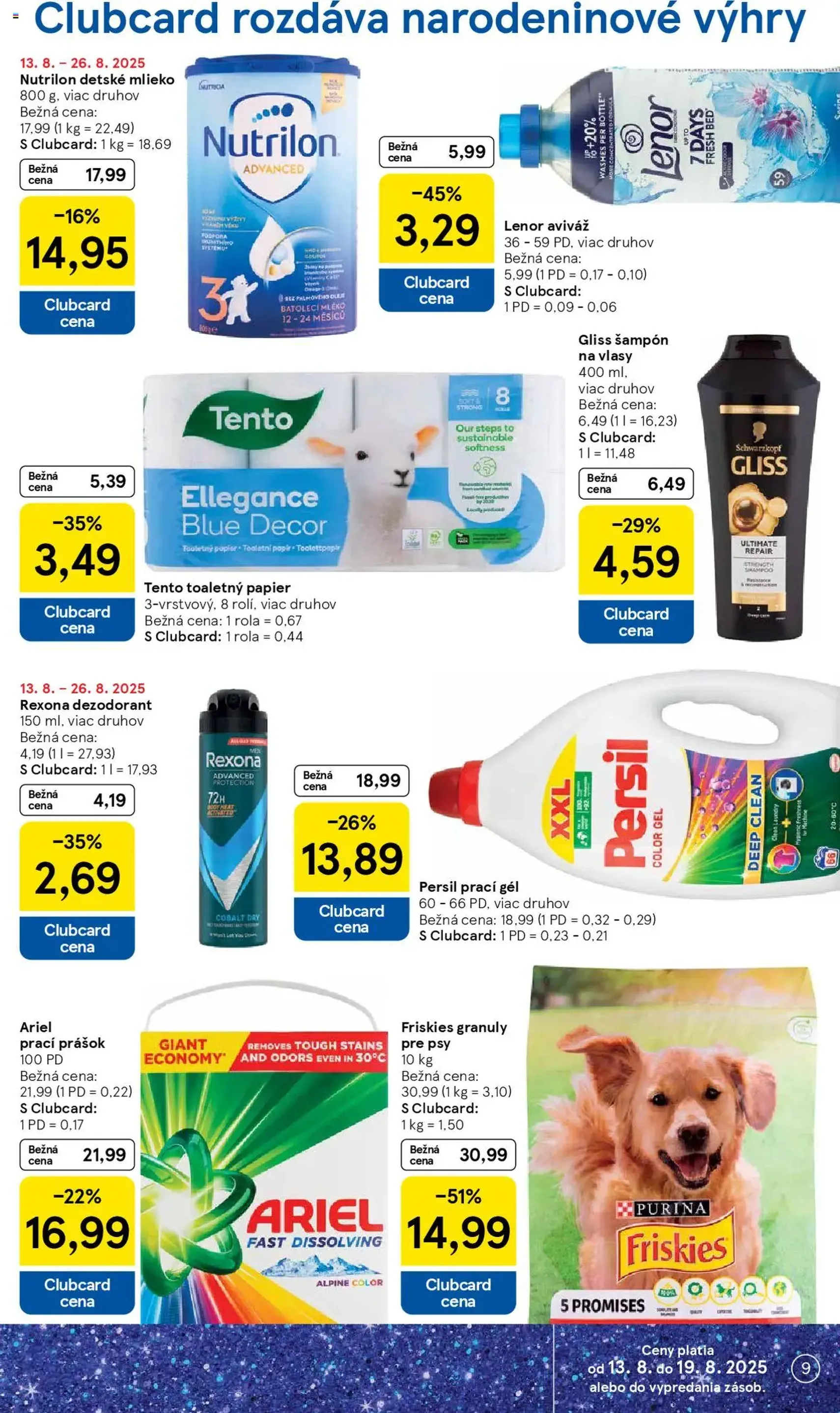 Tesco Hypermarket - leták - platný leták od 13.08.2025 strana 9 z 43