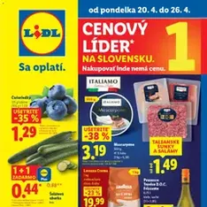 Lidl leták - náhľad letáku platný od 20.04.2026