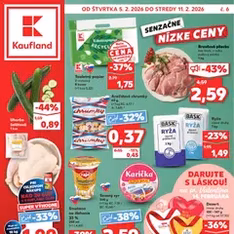 Kaufland leták - náhľad letáku platný od 05.02.2026