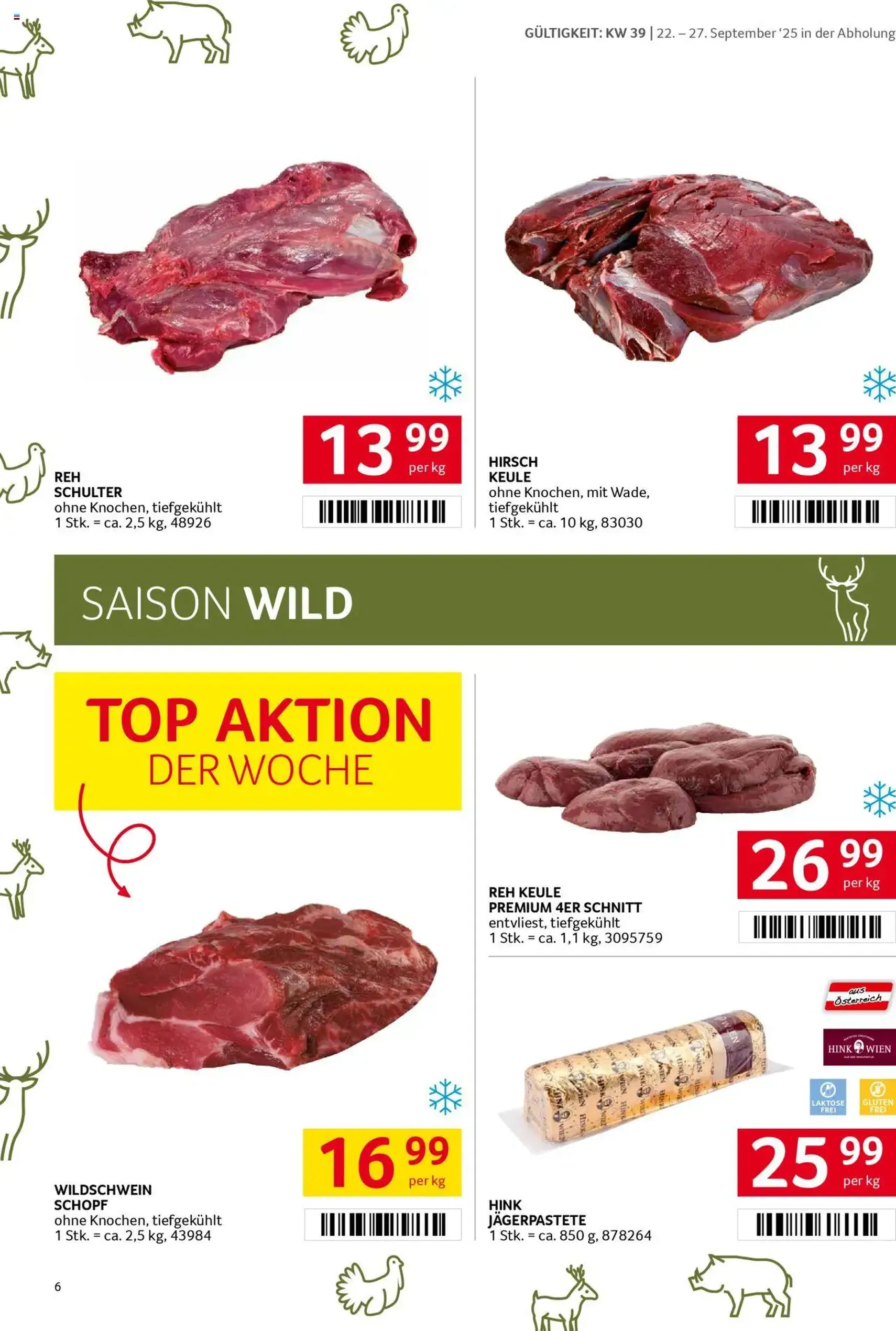 Transgourmet Flugblatt - Gültiger Prospekt ab 22.09.2025, Seite 4 von insgesamt 30 Transgourmet Flugblatt - Gültiger Prospekt ab 22.09.2025, Seite 4 von insgesamt 30