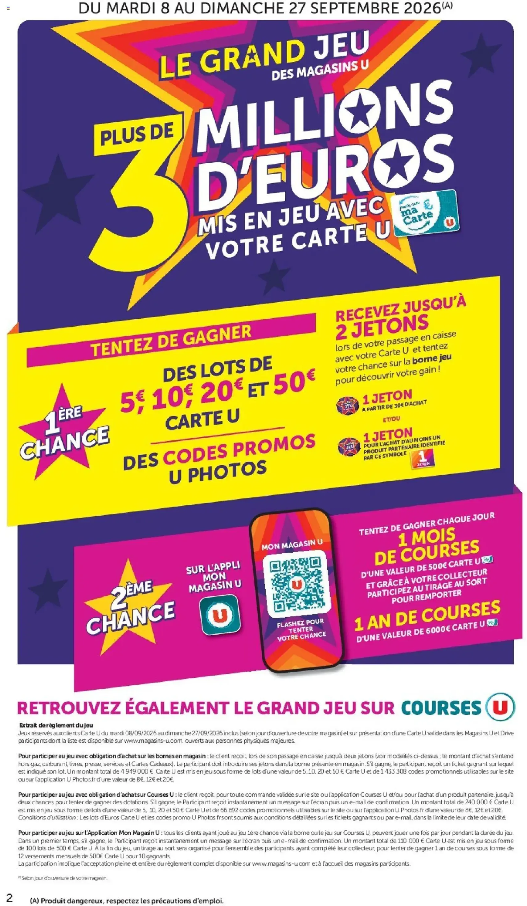 U Express catalogue - brochure valable à partir du 22/09/2026, page 2 sur 20