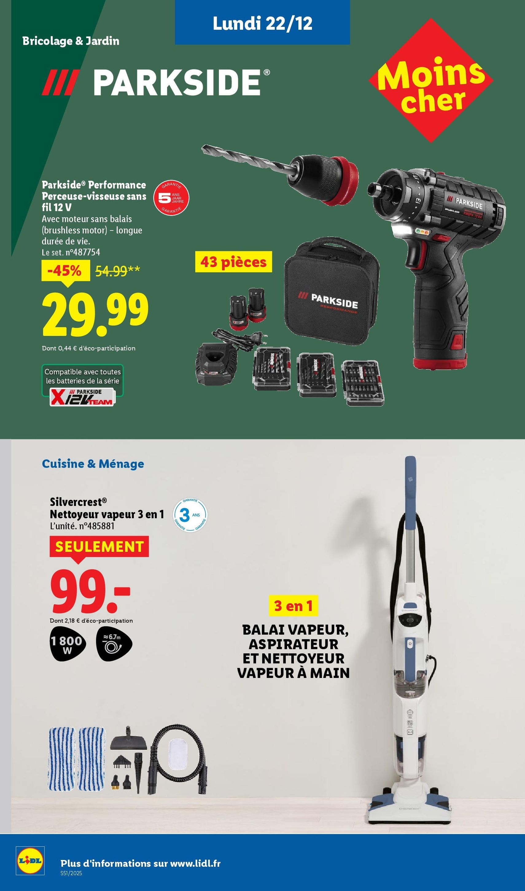 LIDL catalogue semaine 51 - brochure valable à partir du 18/12/2025, page 74 sur 87
