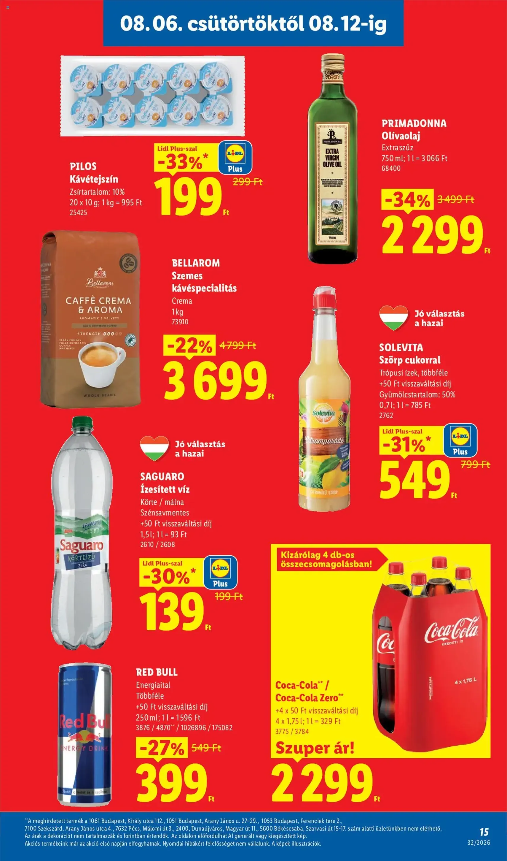 Lidl akciós újság - 2026.08.06. érvényes szórólap 15 oldal 80 oldalból