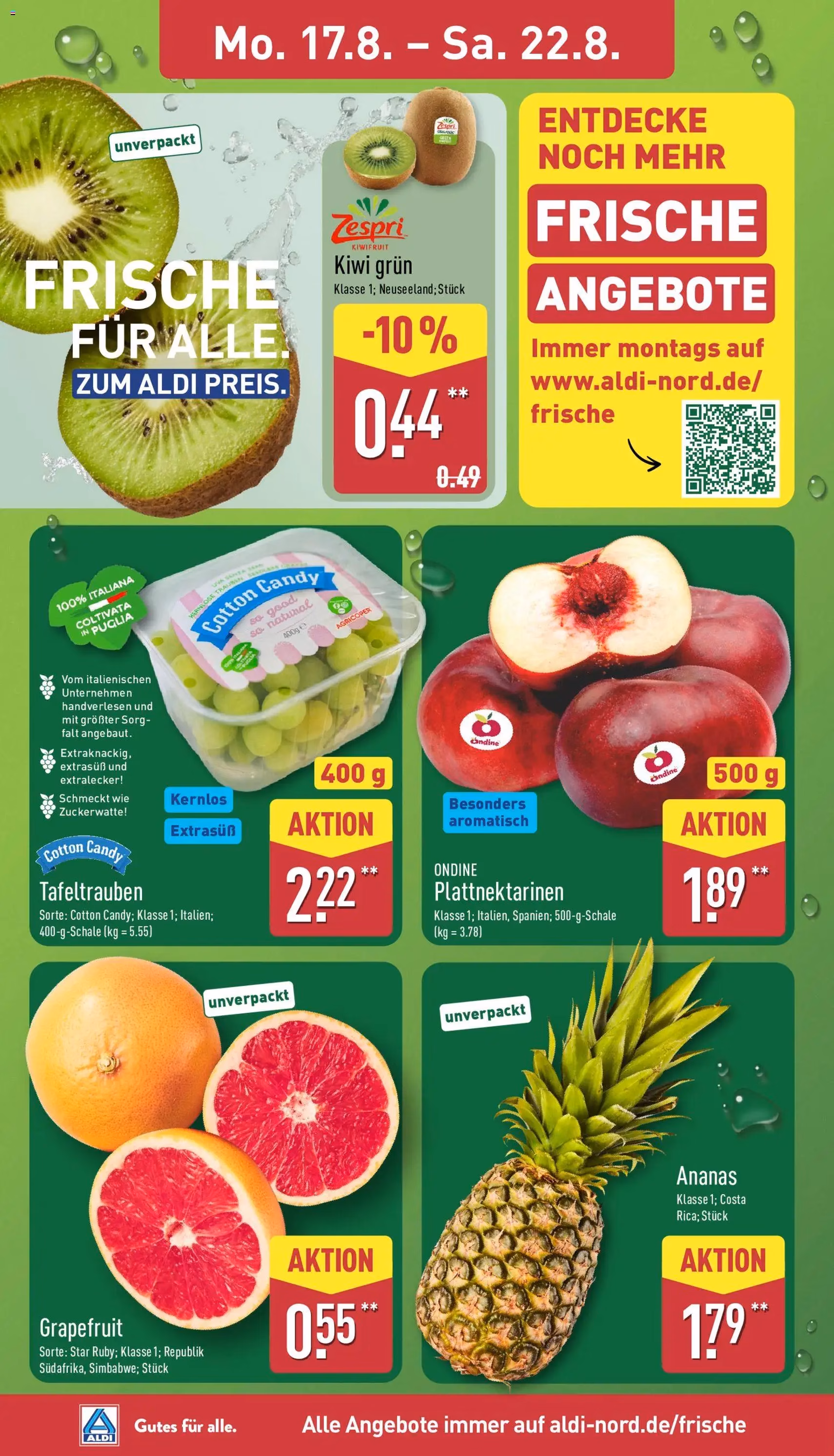 Aldi Prospekt - Gültiger Prospekt ab 17.08.2026, Seite 2 von insgesamt 39