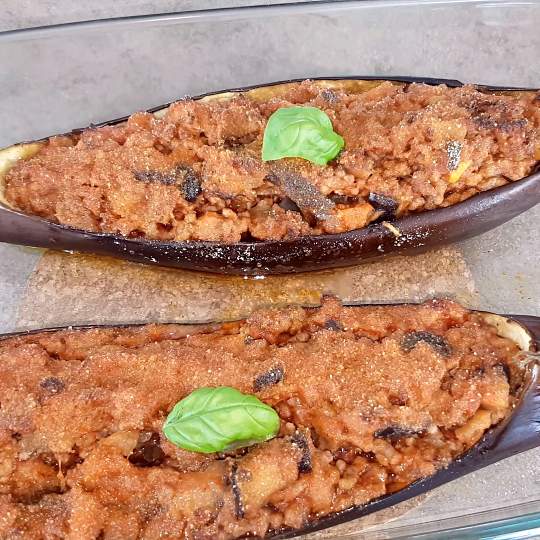 Anteprima ricetta Melanzane ripiene di carne