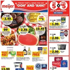 Meijer Weekly Ad - Flyer preview valid from 07/01/2026