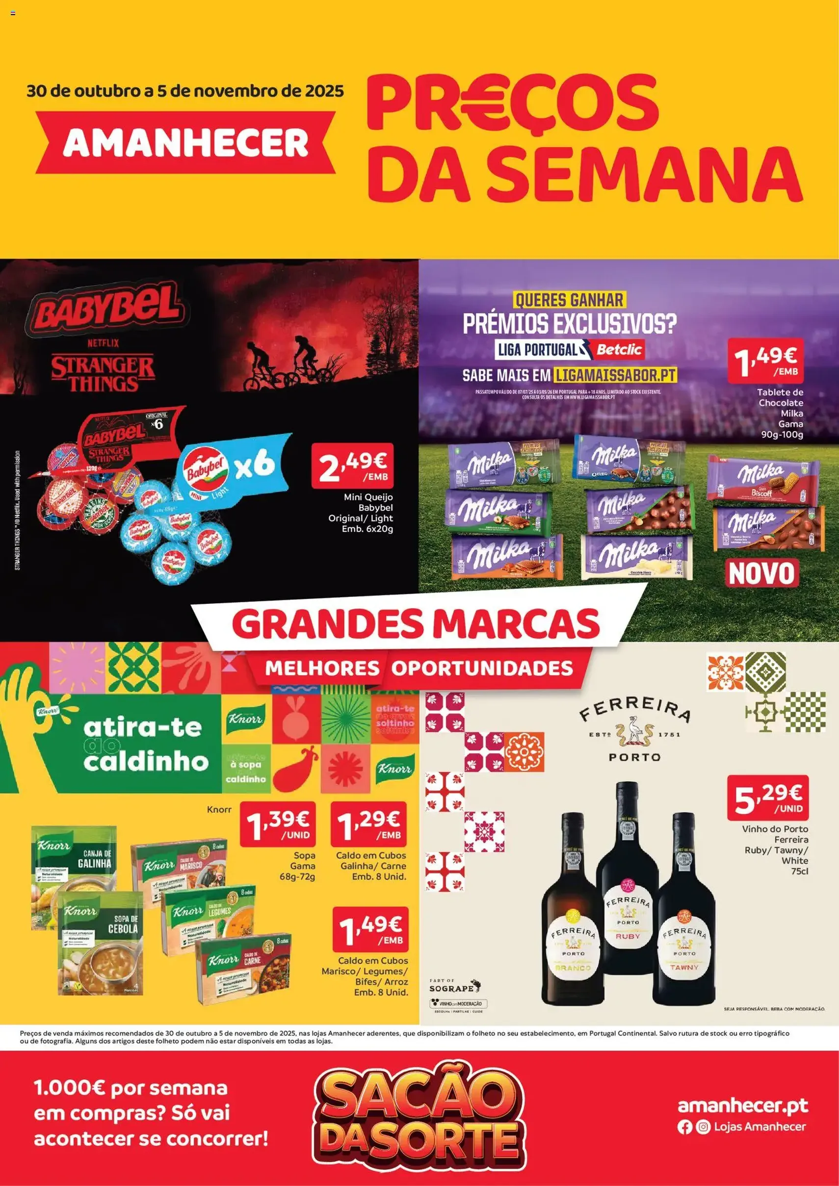Amanhecer folheto - folheto válido a partir de 30/10/2025 página 1 de 4