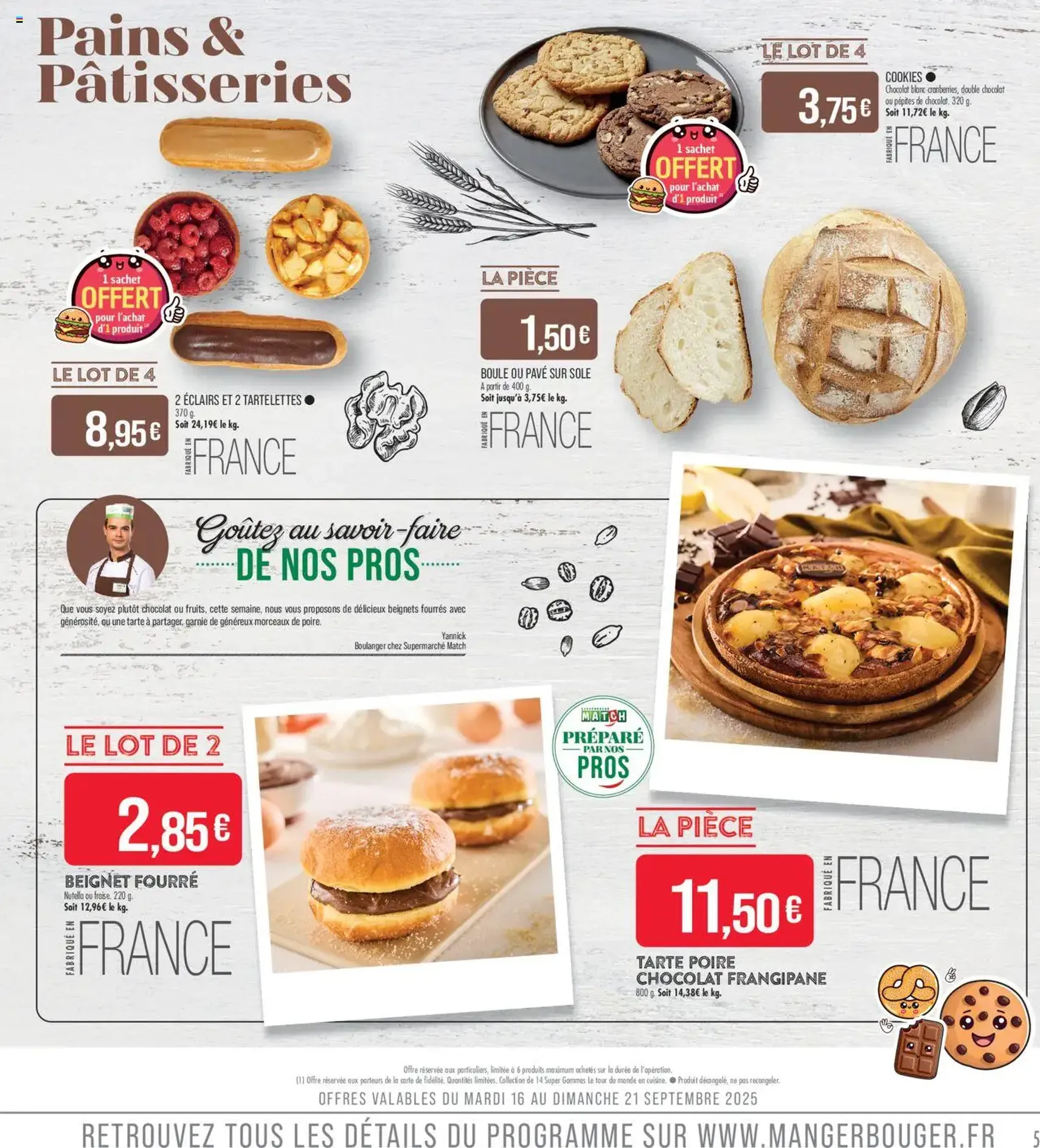 Match Supermarché catalogue - brochure valable à partir du 16/09/2025, page 5 sur 24 Match Supermarché catalogue - brochure valable à partir du 16/09/2025, page 5 sur 24